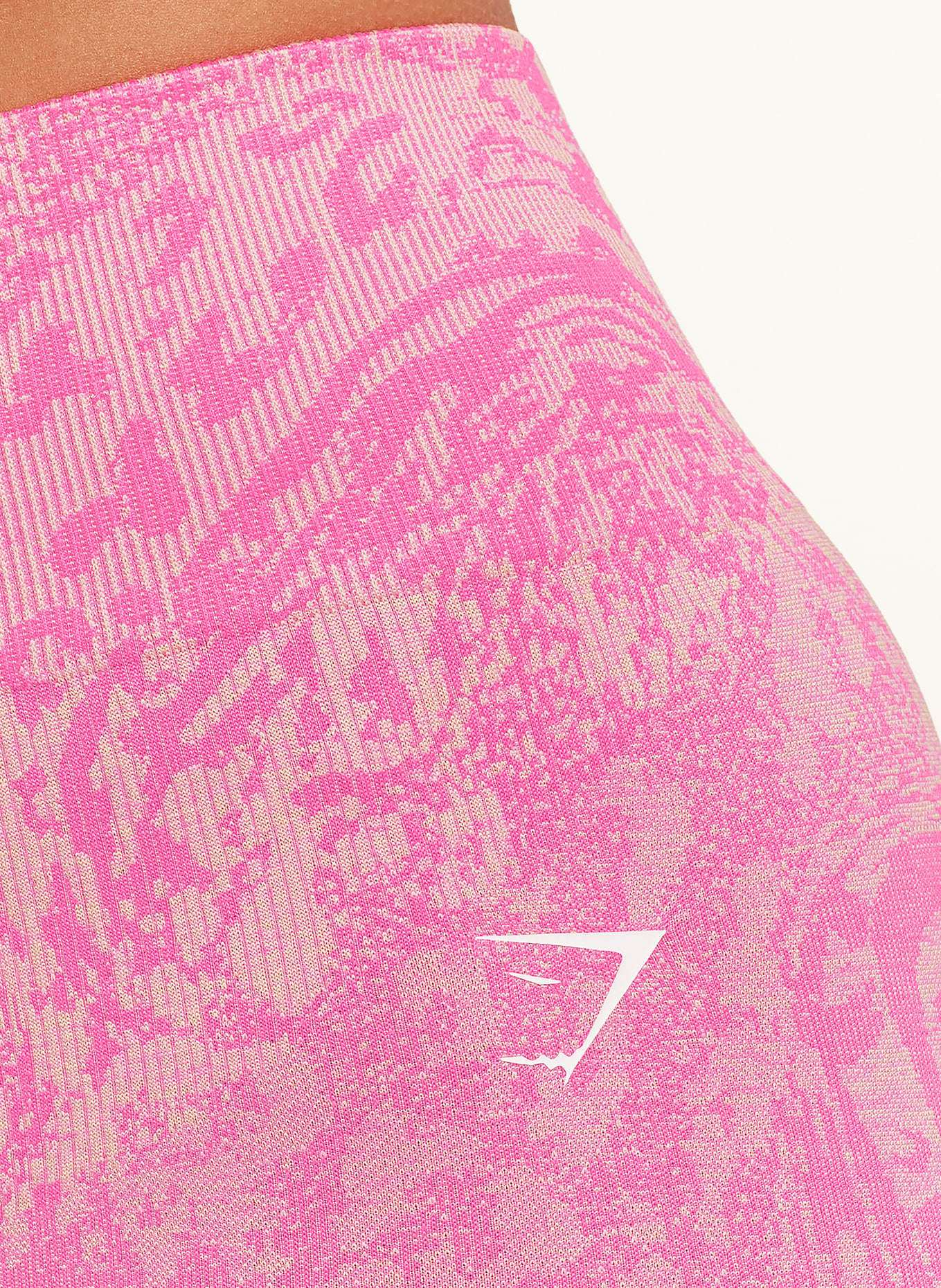 GYMSHARK Collants ADAPT ANIMAL: ROSE FUCHSIA / ORANGE CLAIR