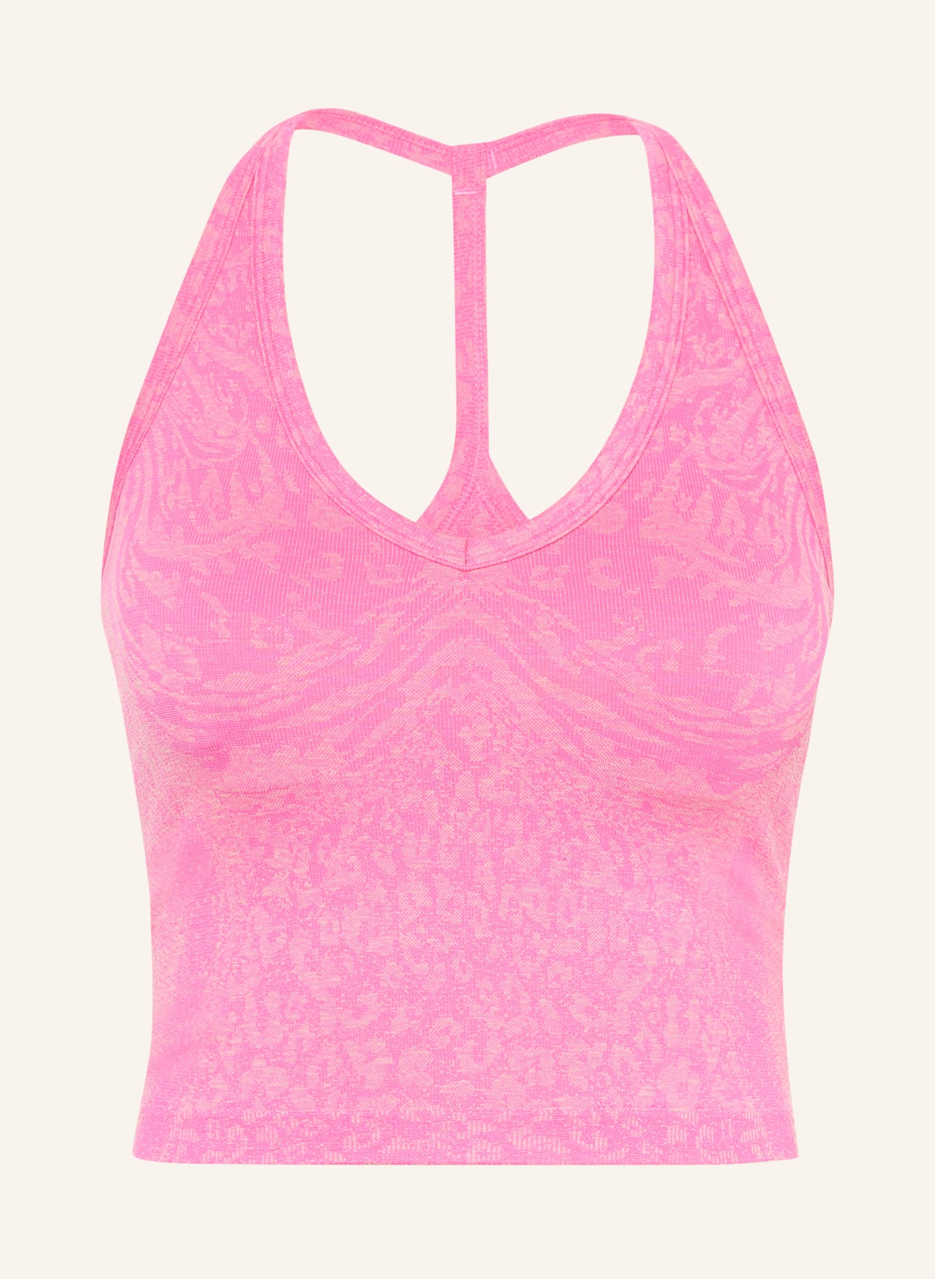 GYMSHARK Tanktop ADAPT ANIMAL: NEONPINK / HELLGELB