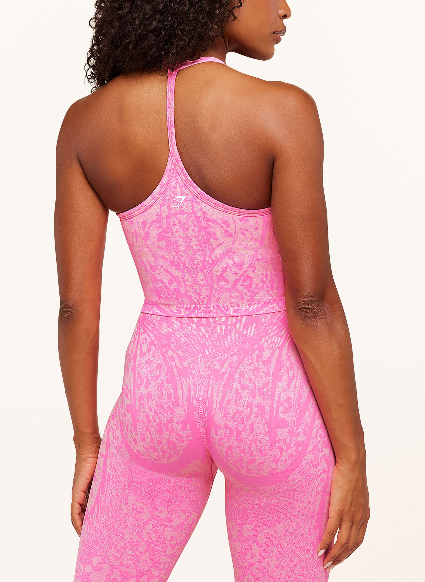 GYMSHARK Tanktop ADAPT ANIMAL: NEONPINK / HELLGELB