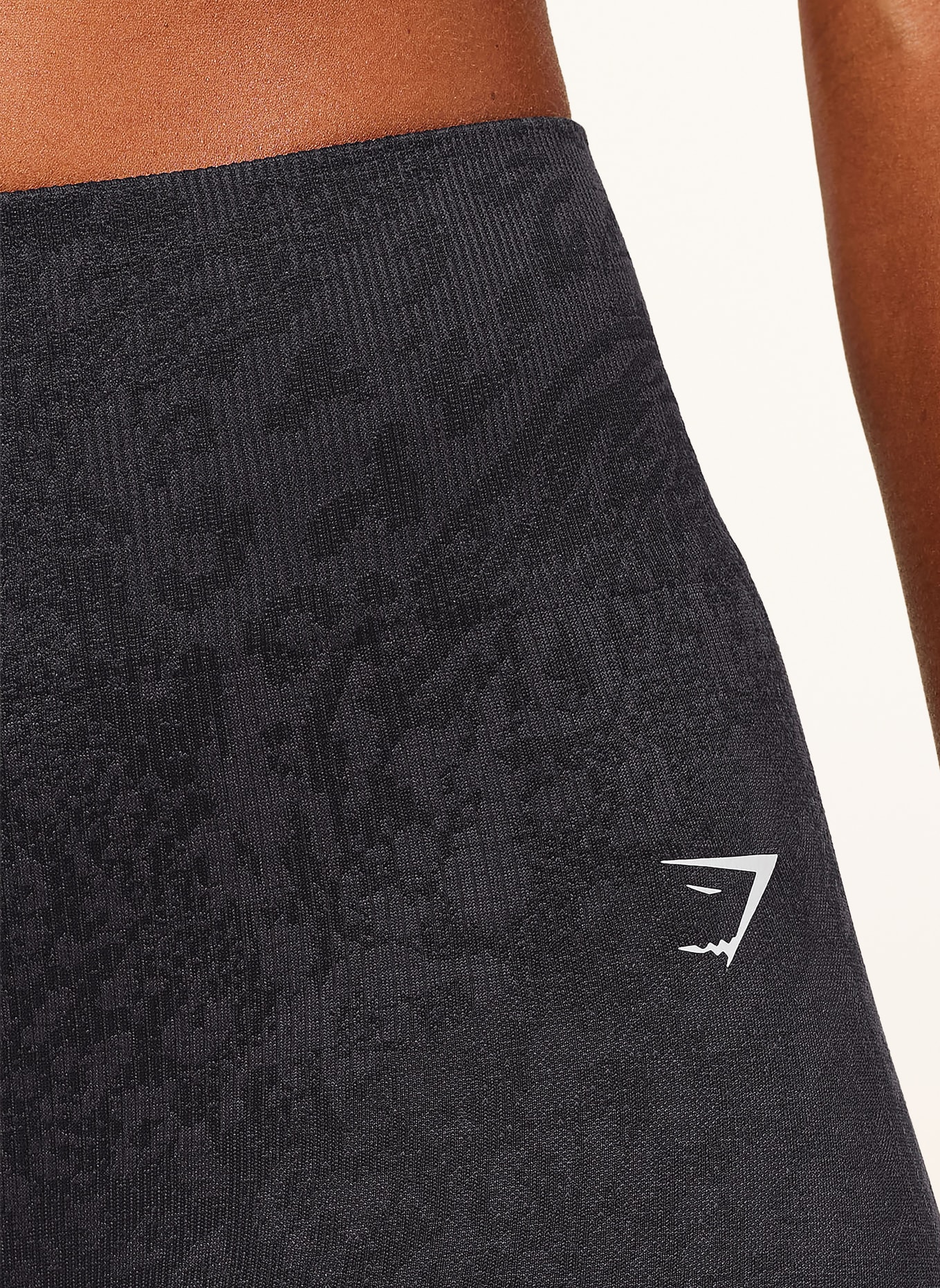 GYMSHARK Tights ADAPT ANIMAL: SCHWARZ / DUNKELGRAU / WEISS