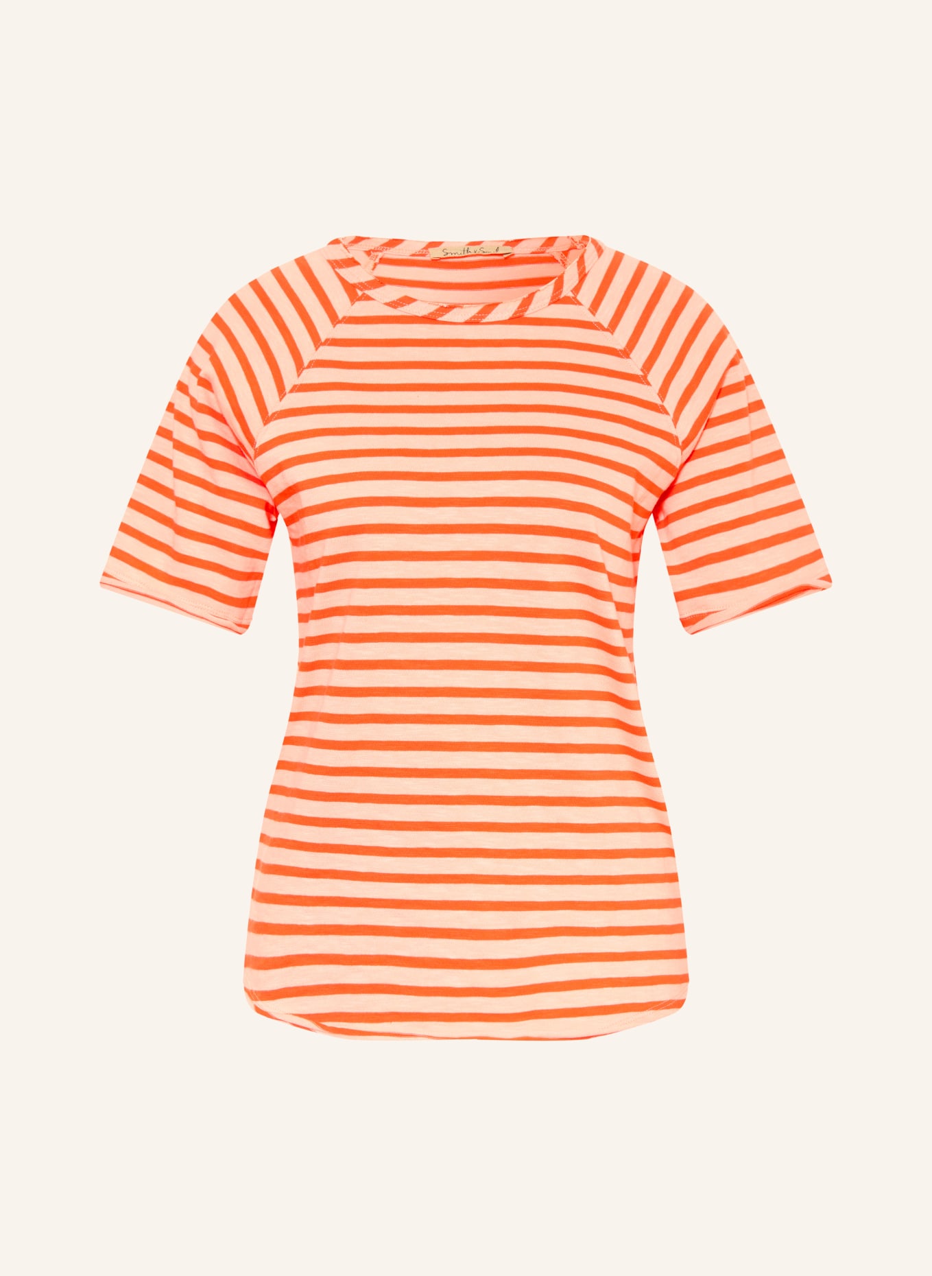 Smith & Soul T-shirt: SALMON / RED