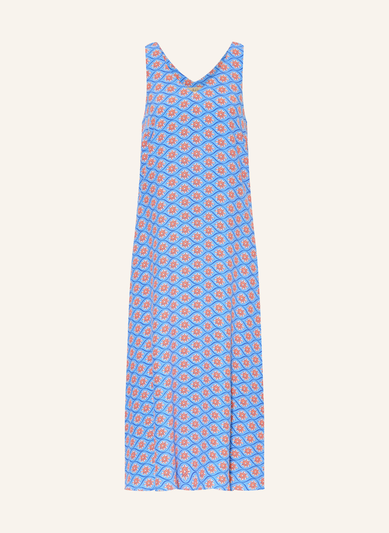 Smith & Soul Jurk: BLAUW / DONKERORANJE