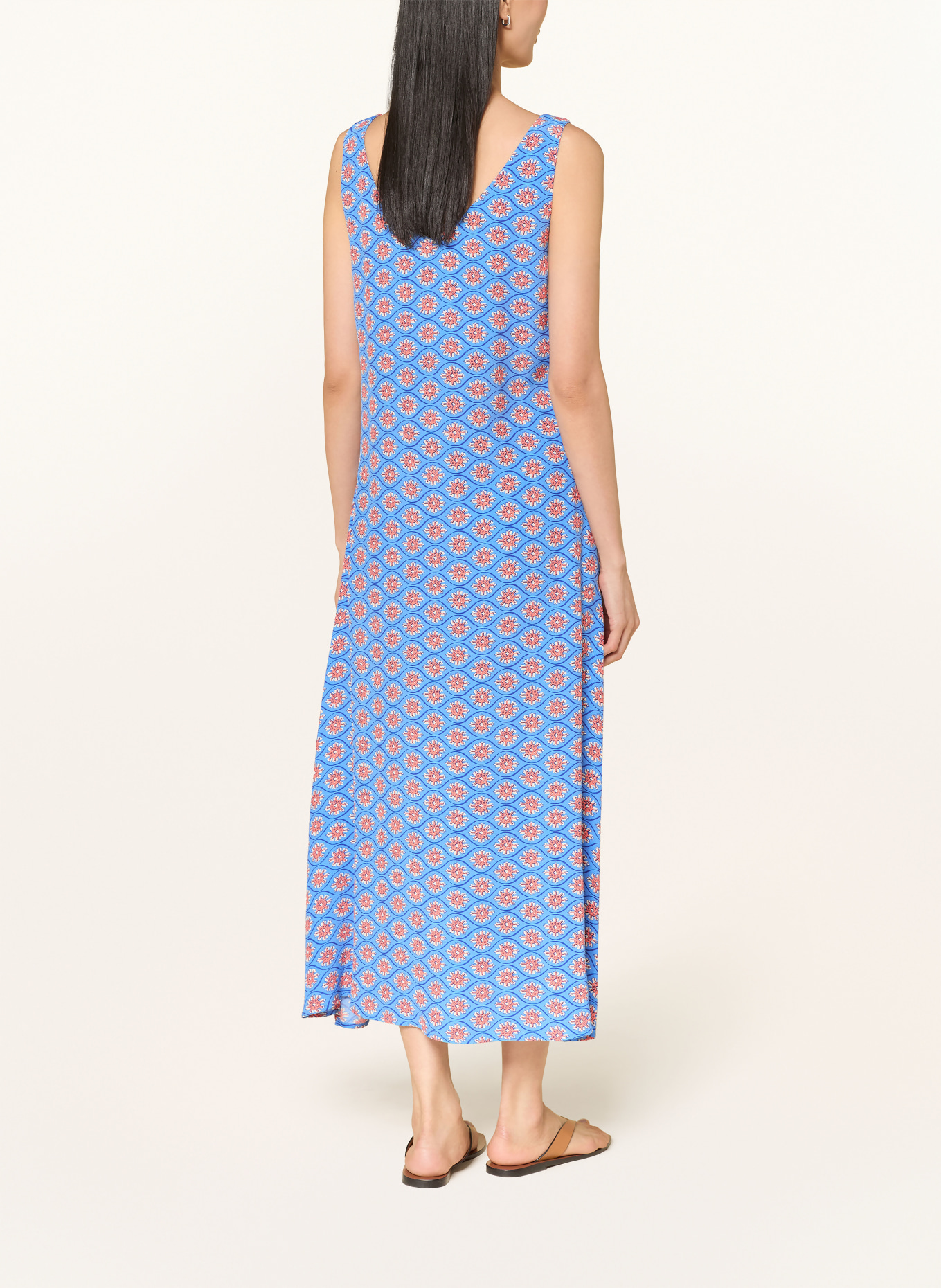 Smith & Soul Jurk: BLAUW / DONKERORANJE