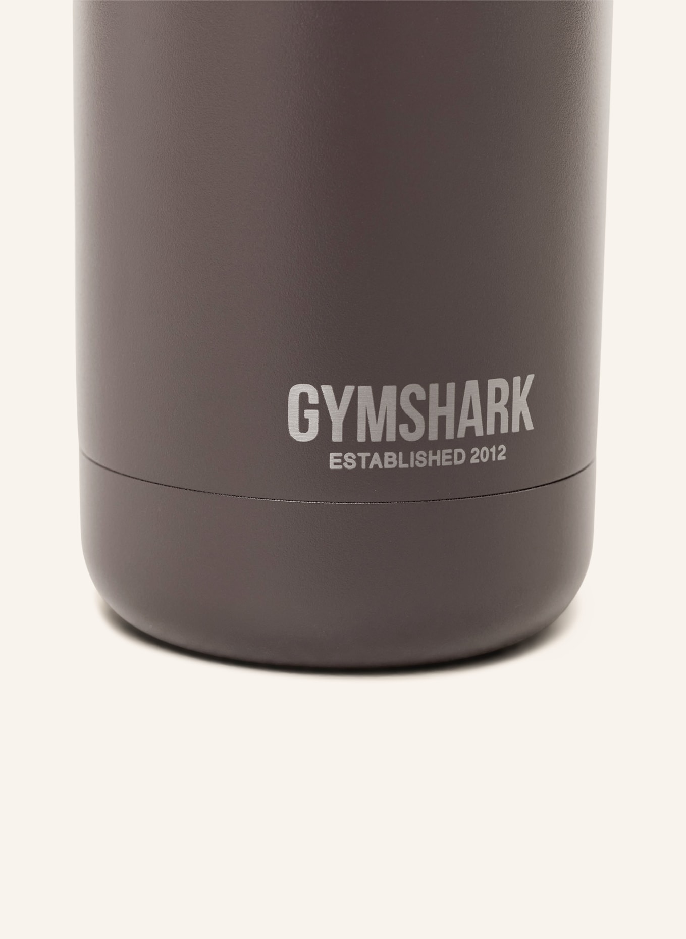 GYMSHARK Isolierflasche METAL INSULATED: DUNKELBRAUN