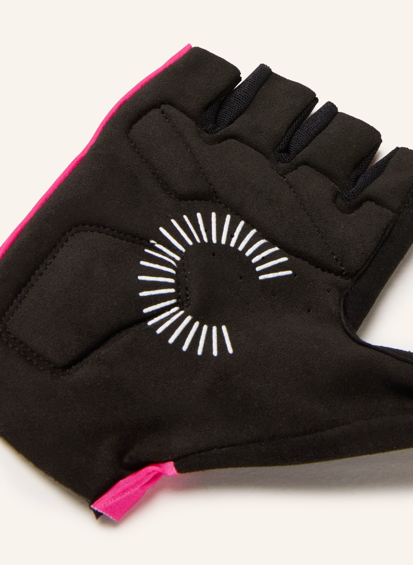 ASSOS Fahrradhandschuhe EQUIPE EF2026: NEONROSA / WEISS