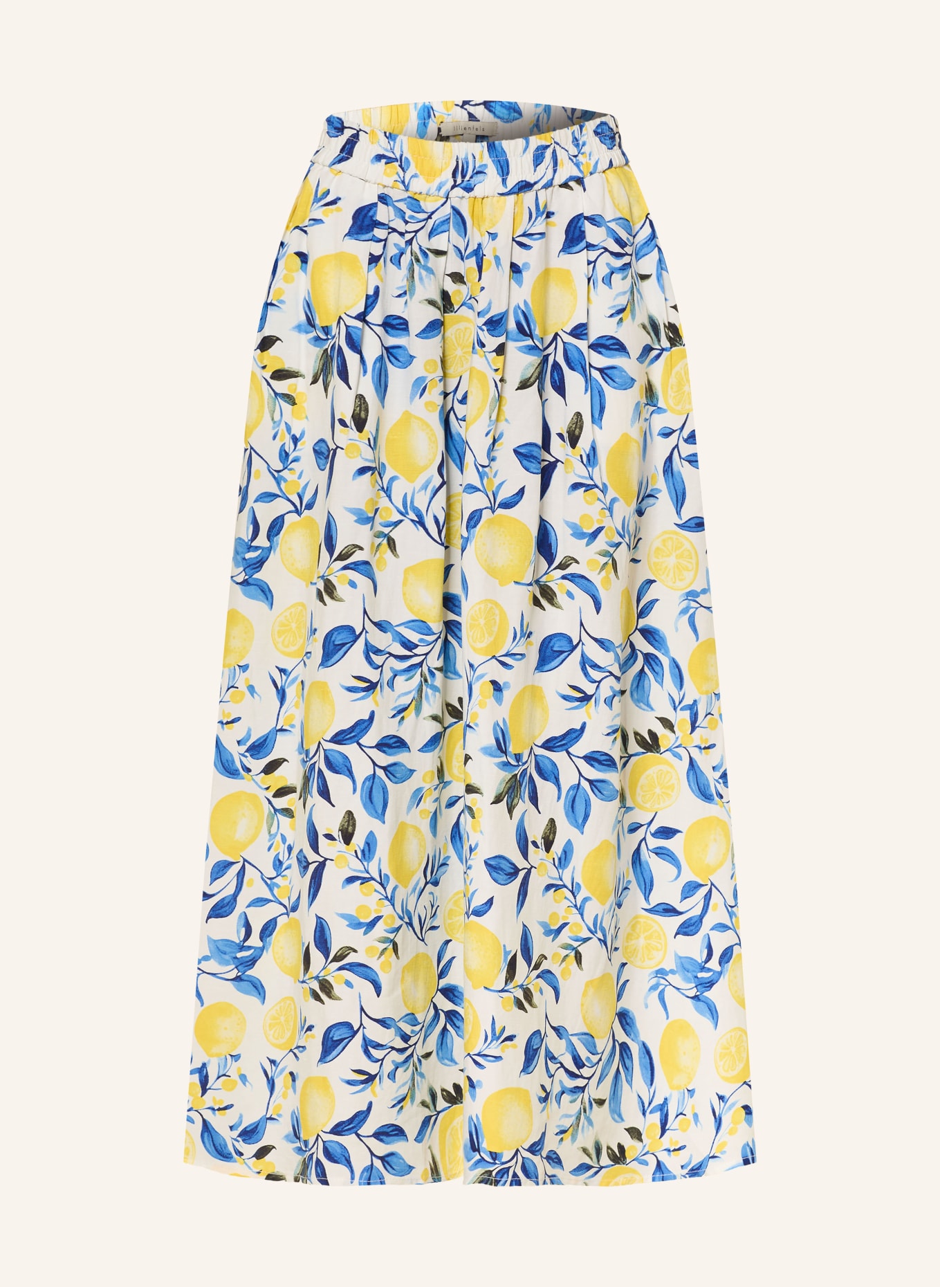 lilienfels Rock mit Leinen: WEISS / GELB / BLAU