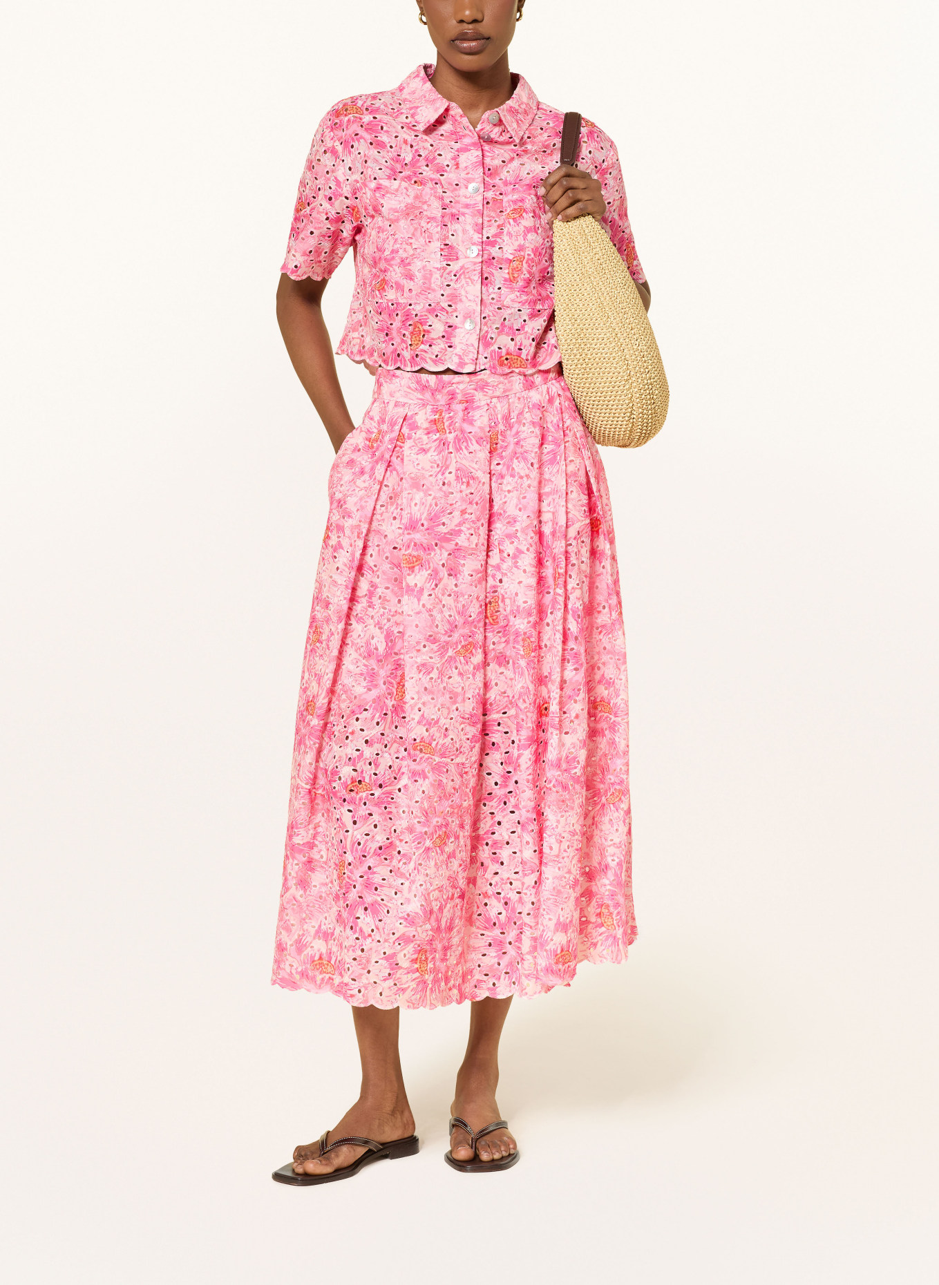 lilienfels Lace skirt: PINK / PINK