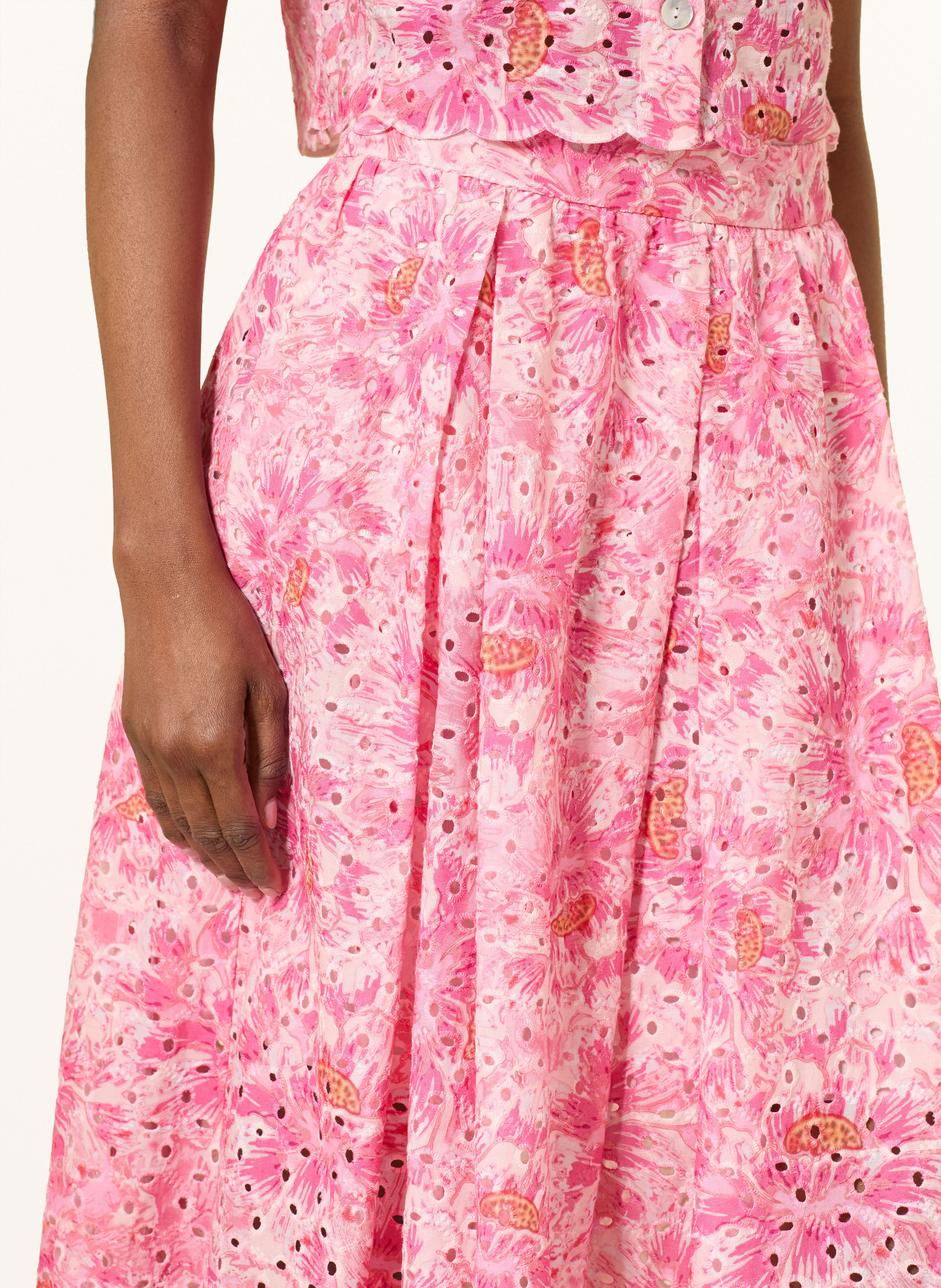 lilienfels Lace skirt: PINK / PINK