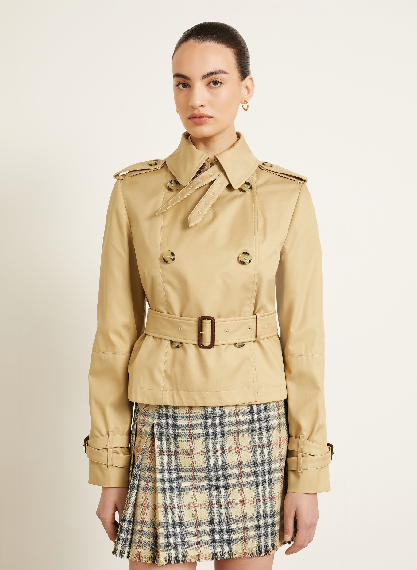 BURBERRY Trench-Jacke: HELLBRAUN