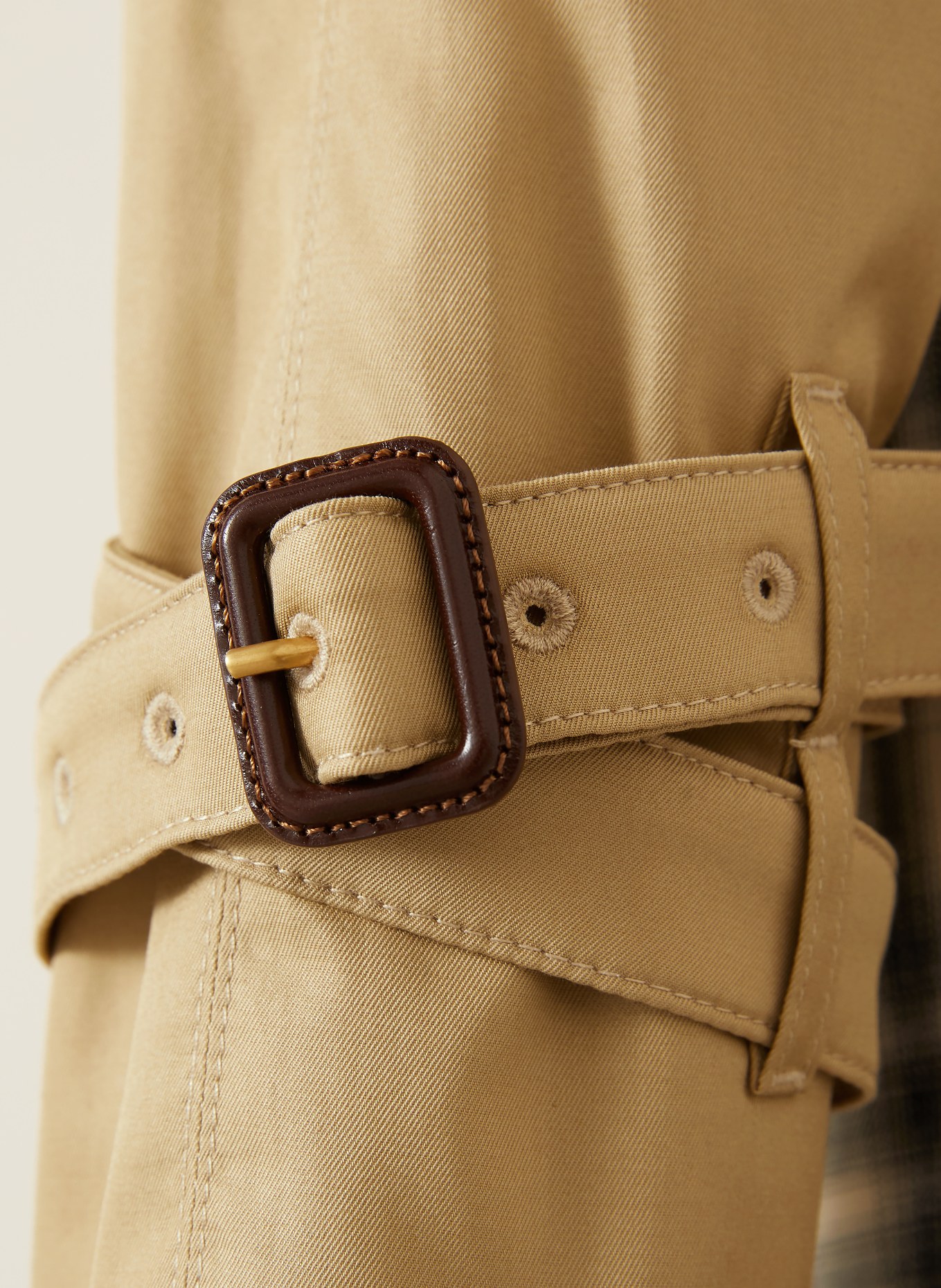 BURBERRY Trench-Jacke: HELLBRAUN