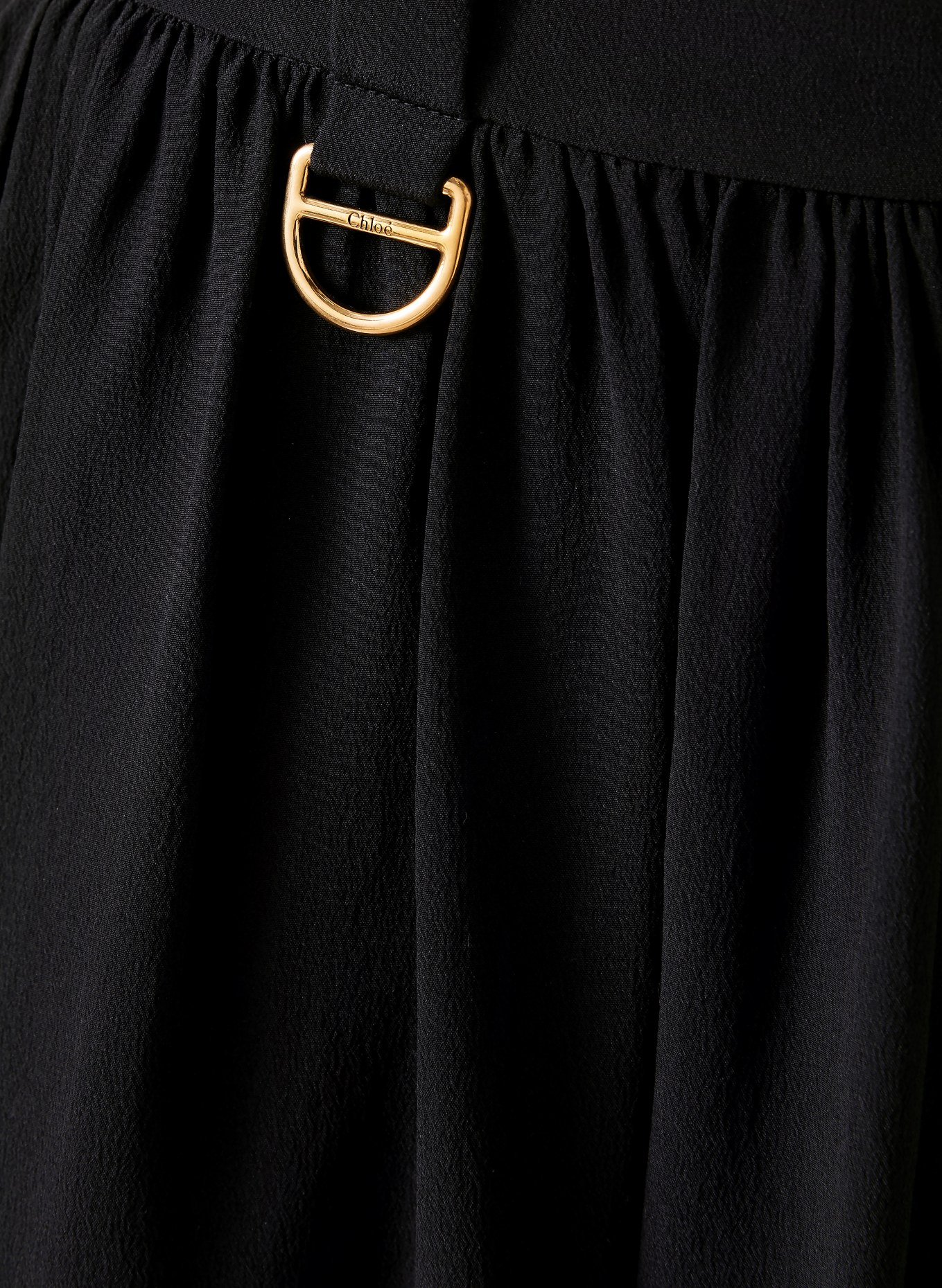 Chloé 7/8-Hose aus Seide: SCHWARZ