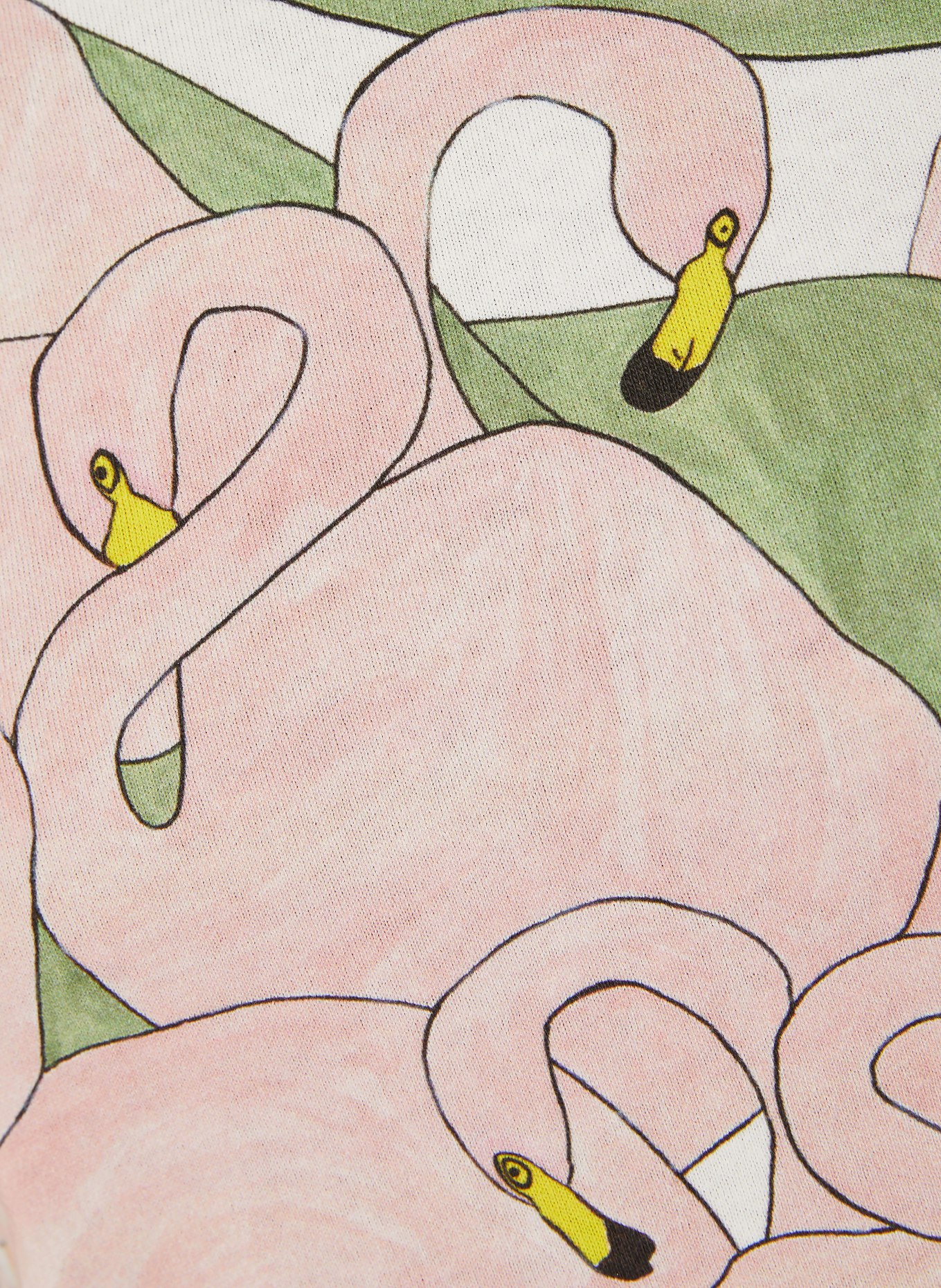 Chloé T-Shirt: CREME / ROSÉ / HELLGRÜN