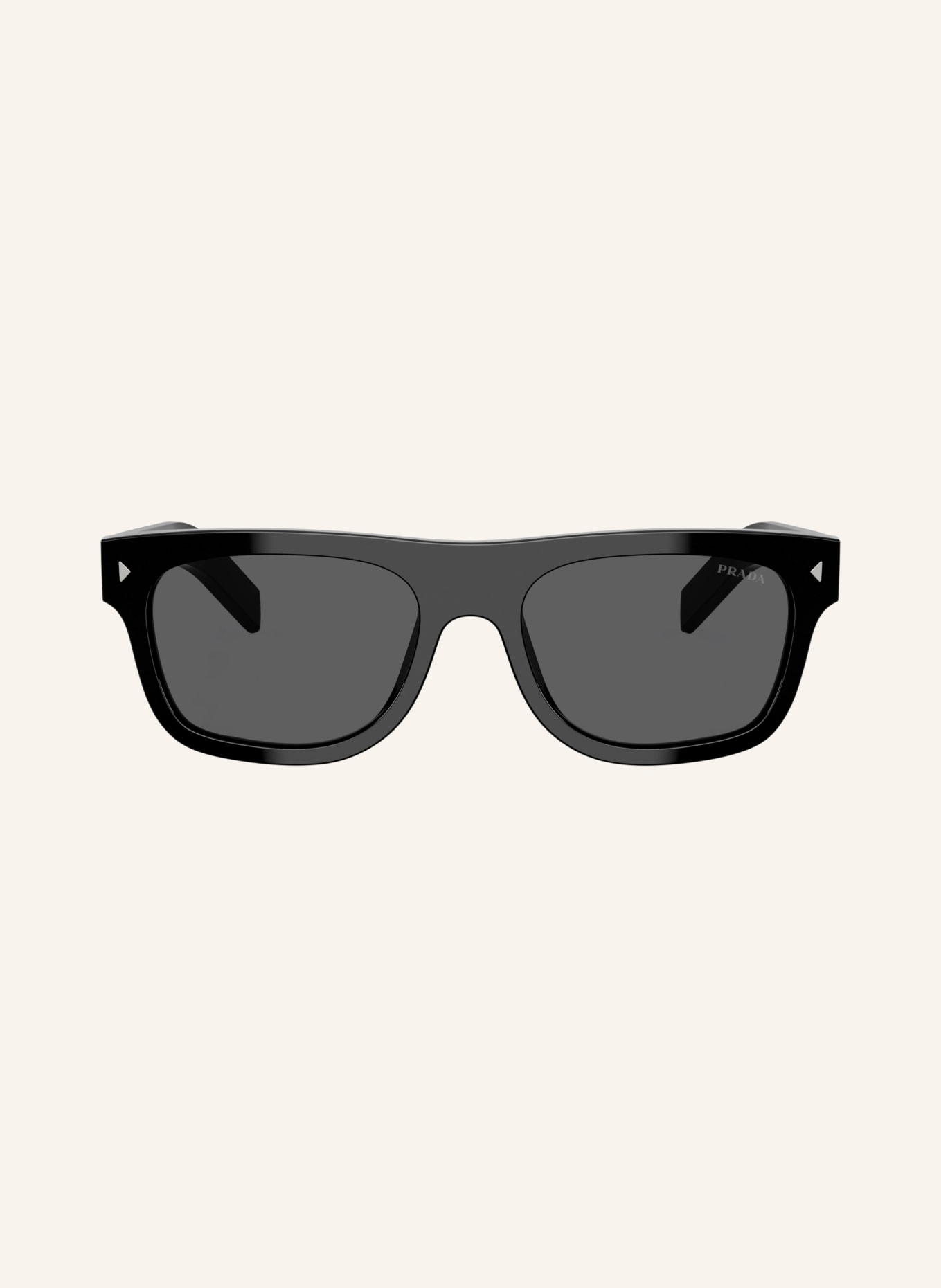 PRADA Sunglasses PR B12SF: BLACK/ DARK GREY