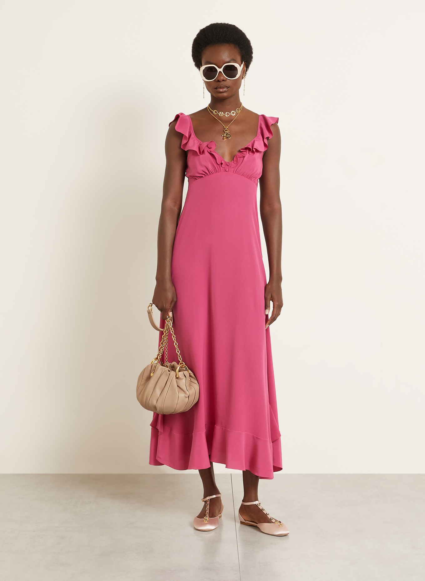 Chloé Torba na ramię PLISSÉ: Woodsmoke