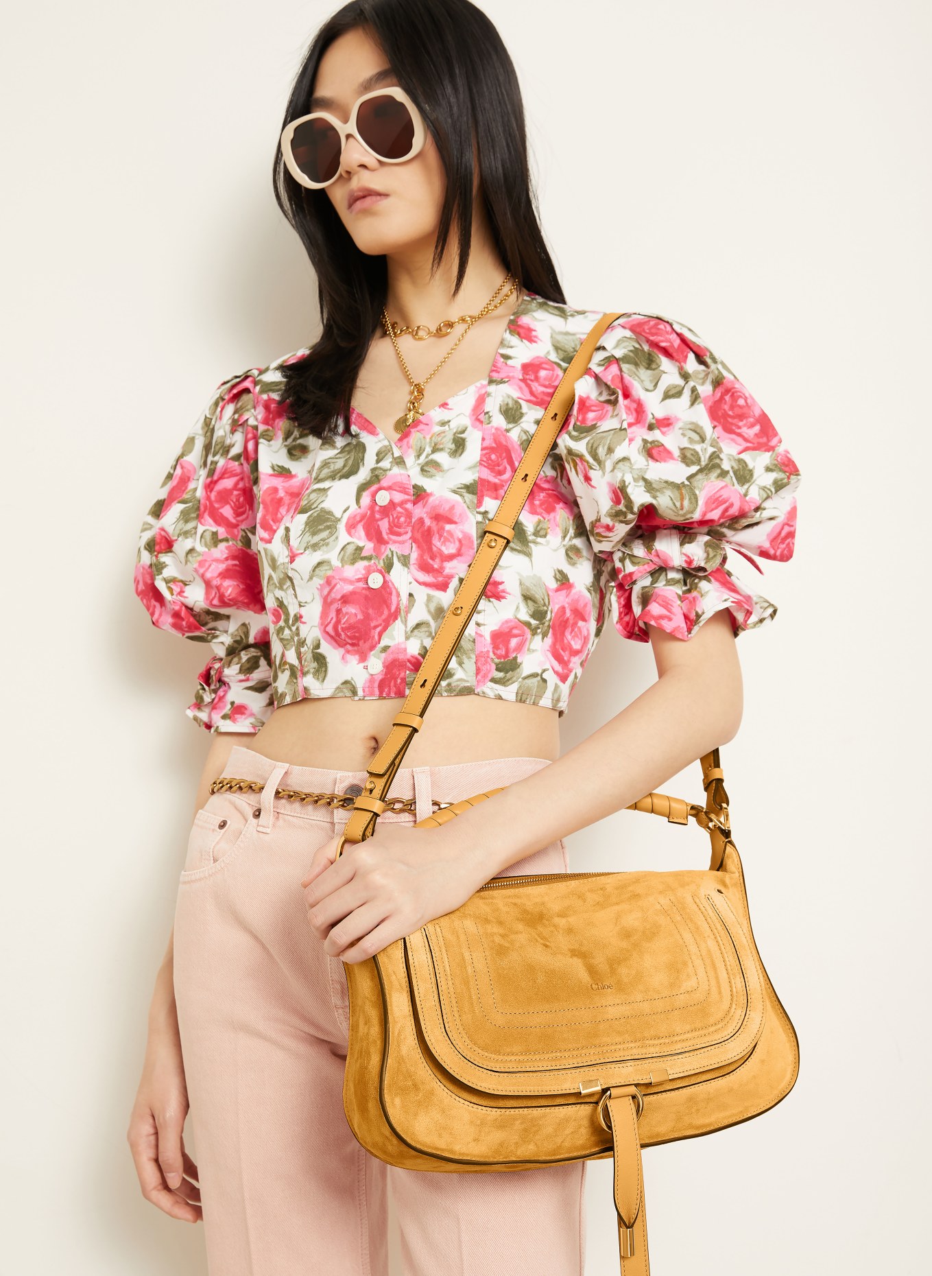 Chloé MARCIE Handbag: Whispering Orange