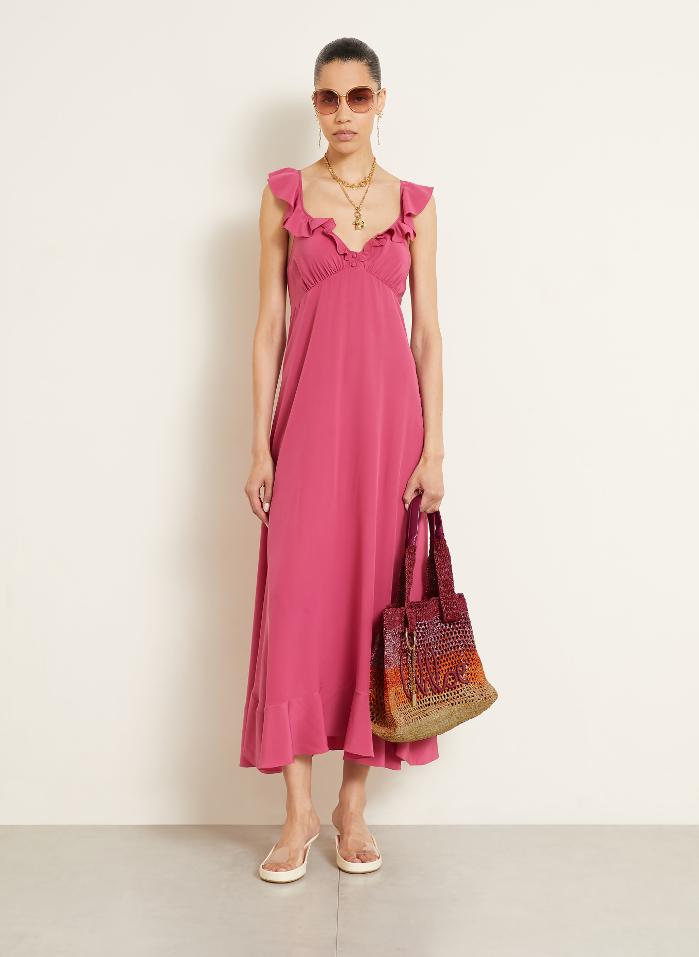 Chloé Shopper SUMMER BANANA: Multicolor Orange 1
