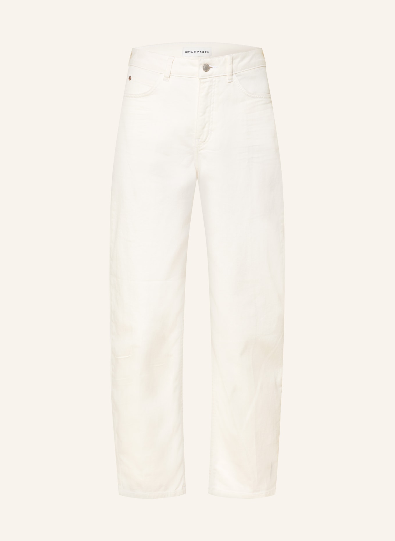 OPUS PANTS Barrel-jeans MARI CLEAR: BEIGE