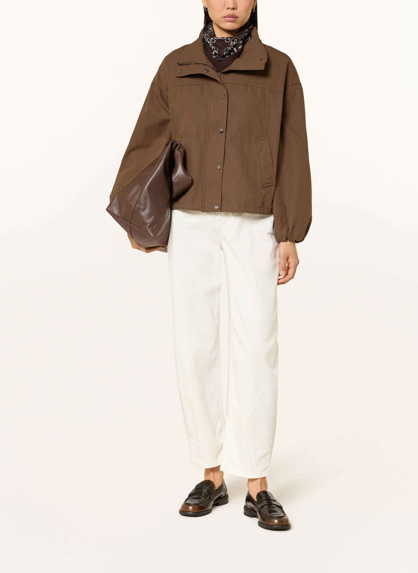 OPUS PANTS Barrel-jeans MARI CLEAR: BEIGE