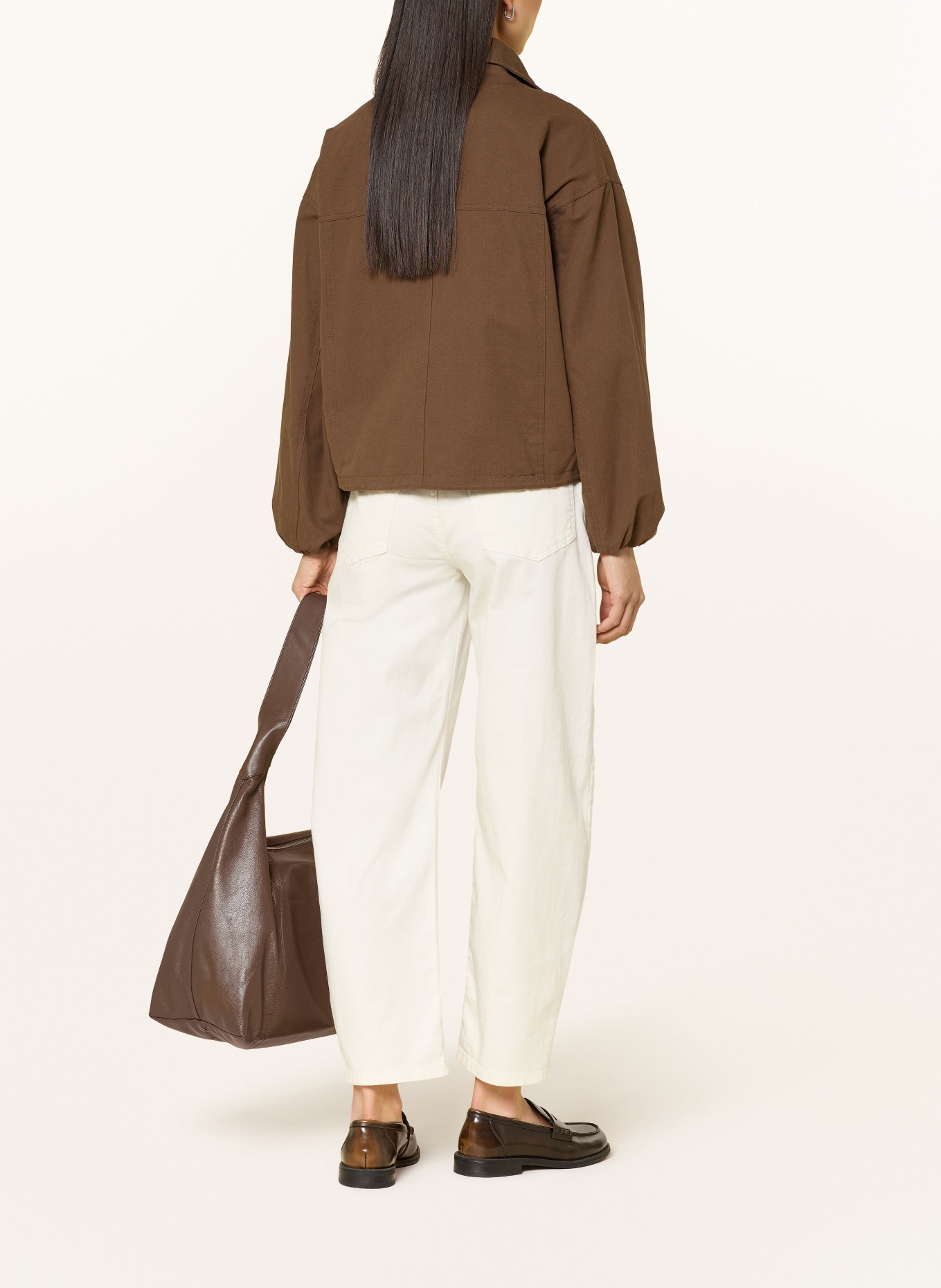 OPUS PANTS Barrel-jeans MARI CLEAR: BEIGE