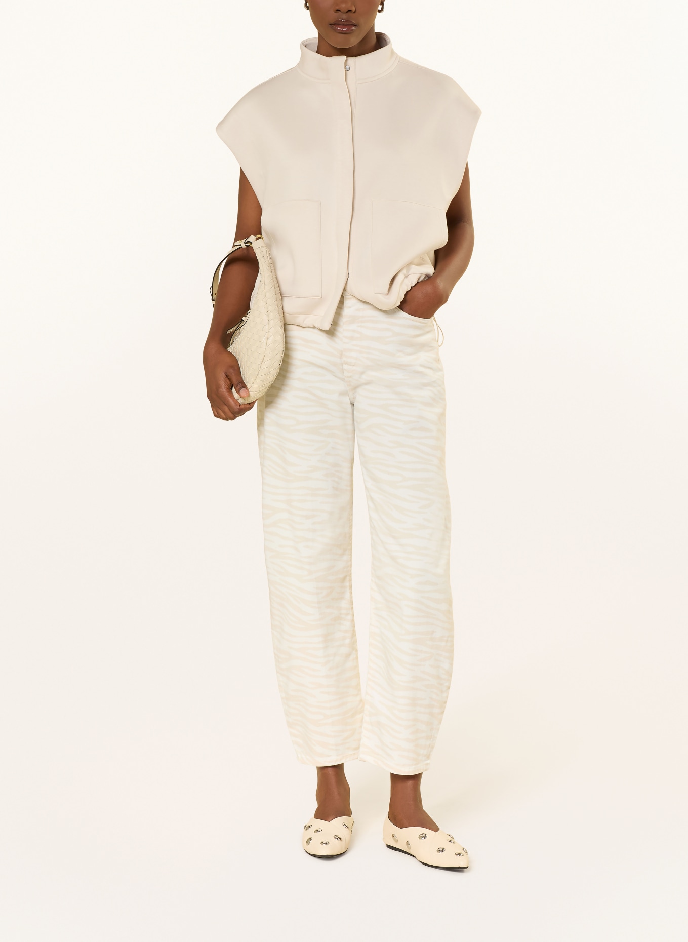 OPUS PANTS Barrel Jeans MARI: 20003 natural glaze