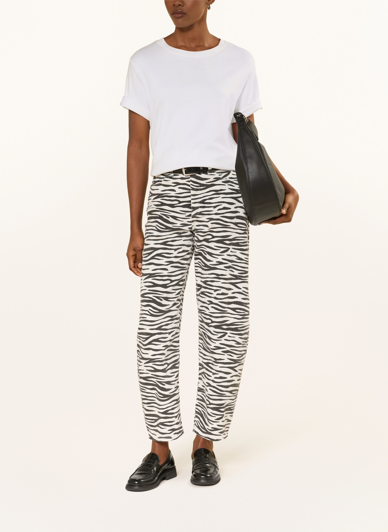 OPUS PANTS Jean Barrel MARI: 900 BLACK