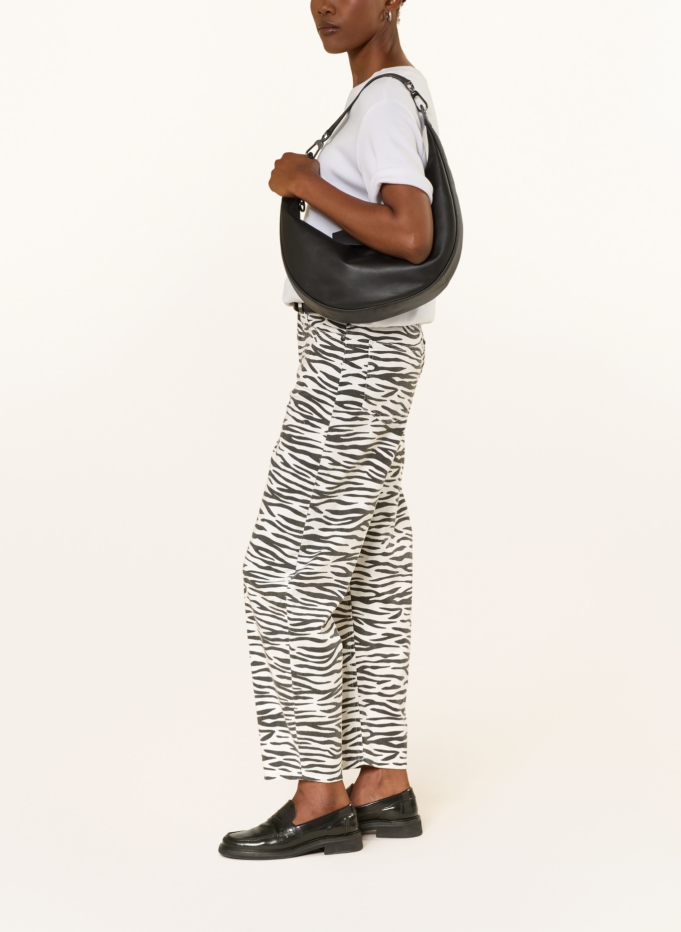 OPUS PANTS Jean Barrel MARI: 900 BLACK