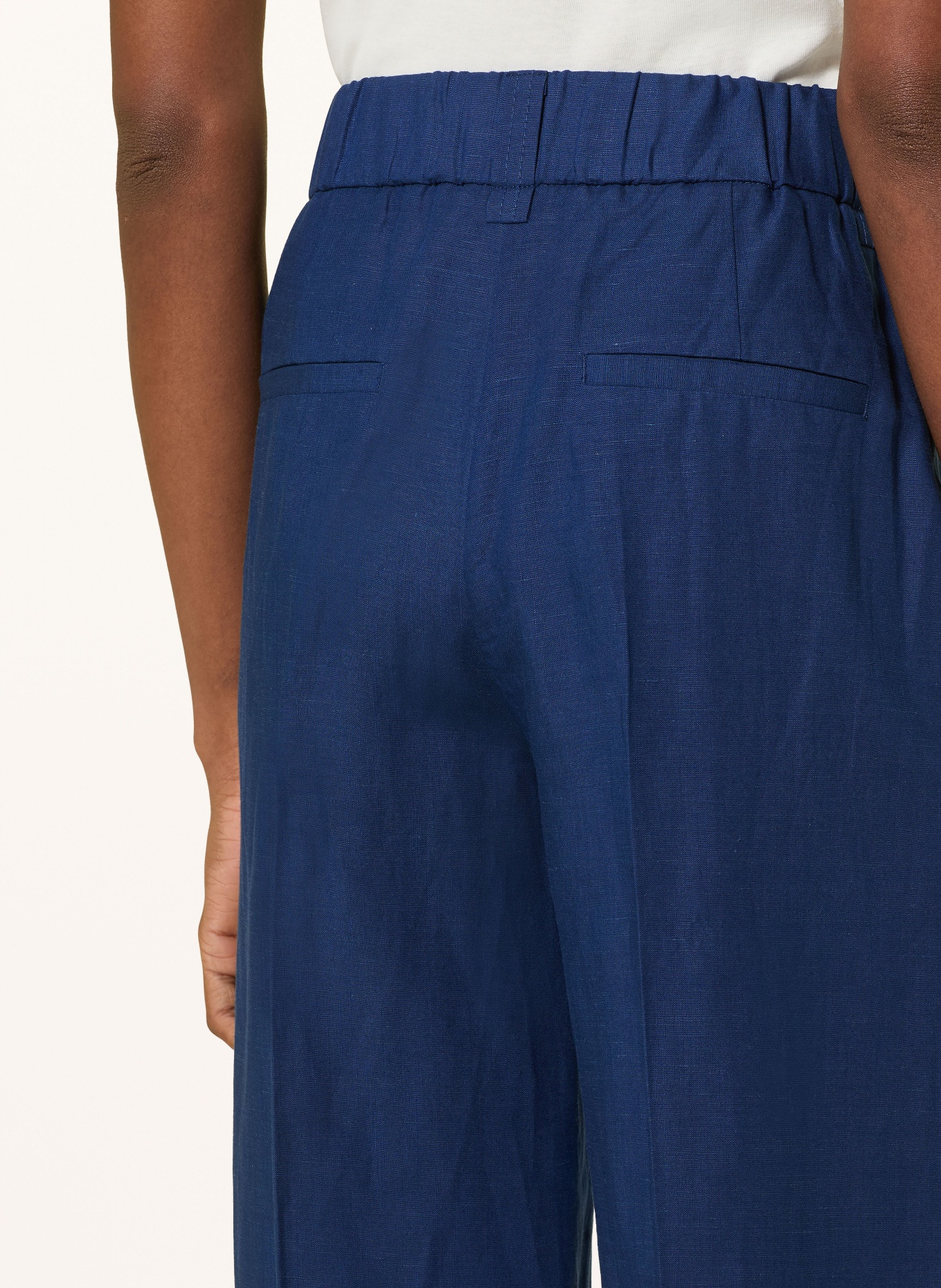 OPUS PANTS Kalhoty MOIRA: TMAVĚ MODRÁ