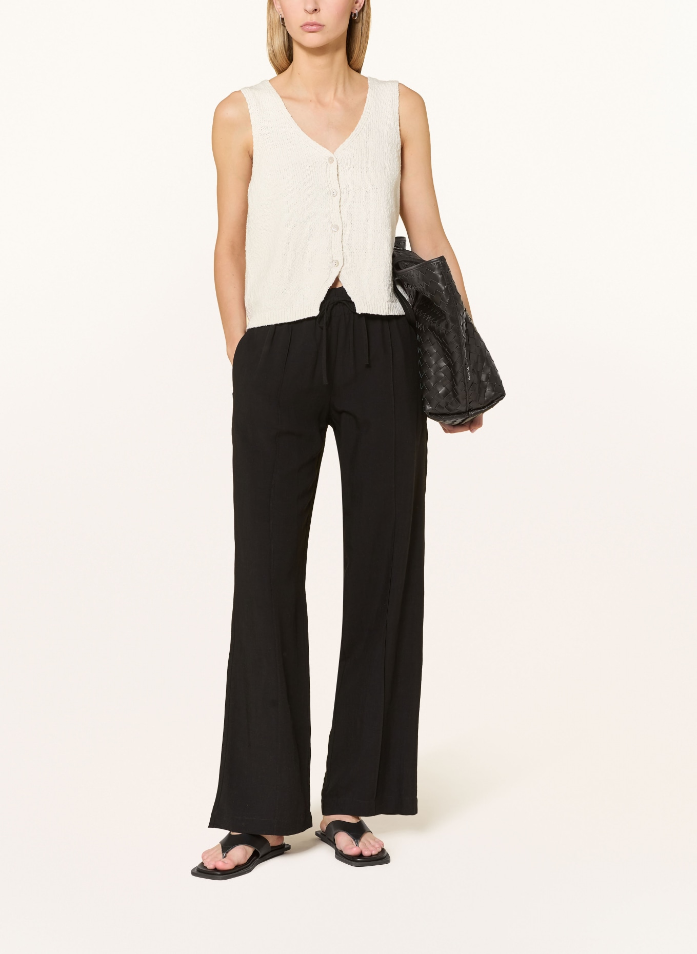 OPUS PANTS MALOTTA Marlene Pants: BLACK