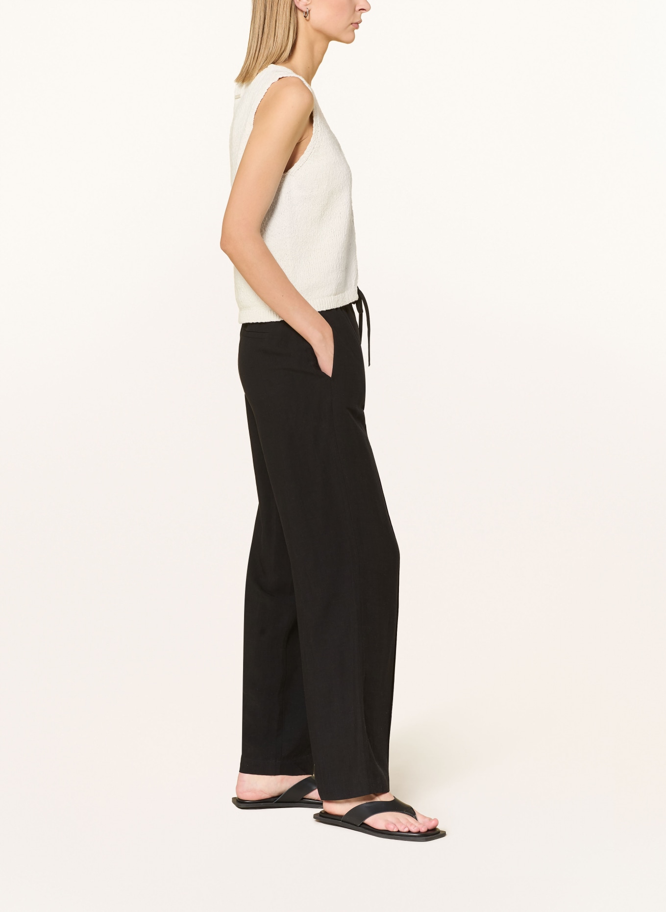 OPUS PANTS MALOTTA Marlene Pants: BLACK