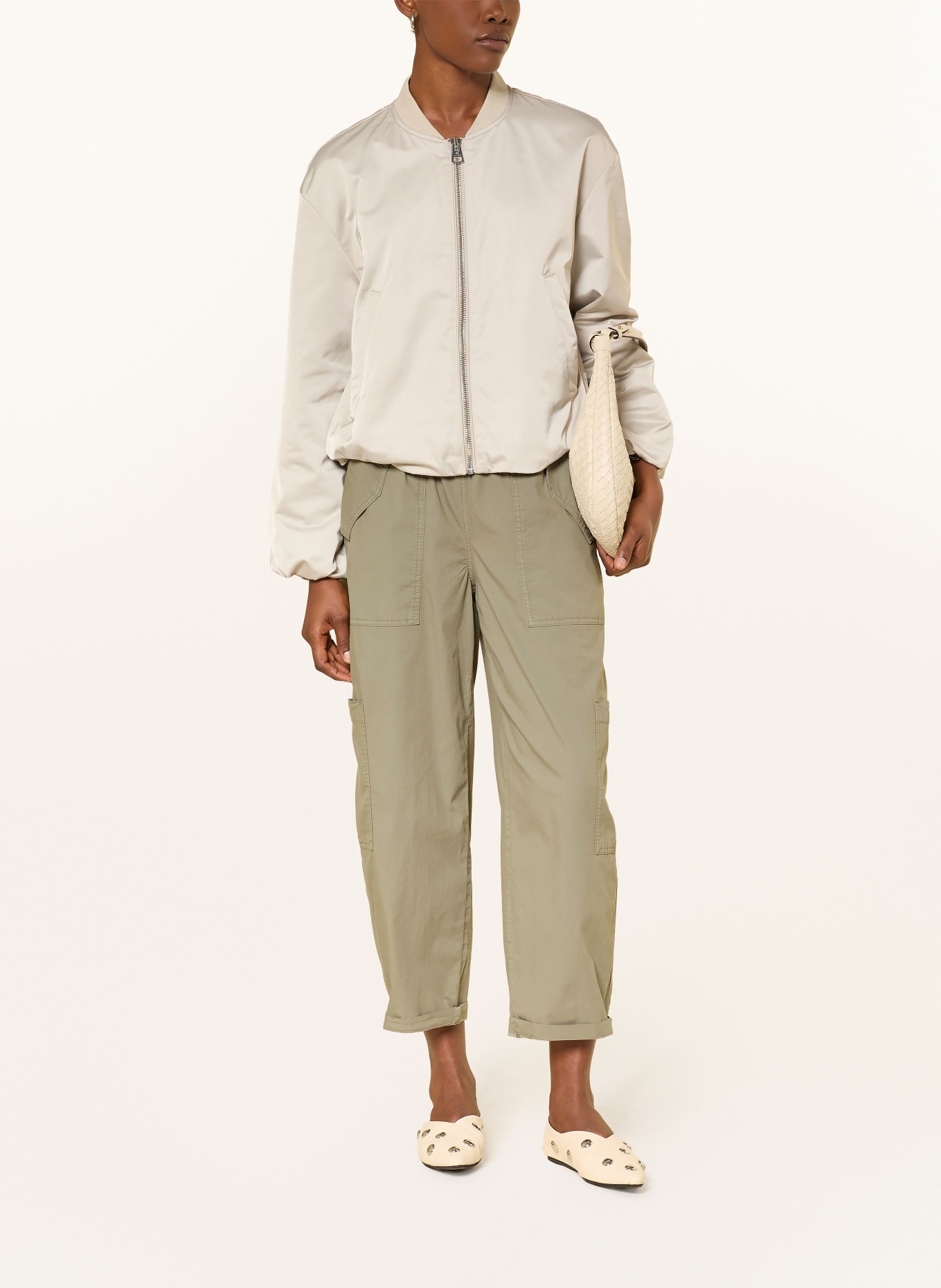 OPUS PANTS Cargo kalhoty MUCIA MYTH: OLIVOVÁ