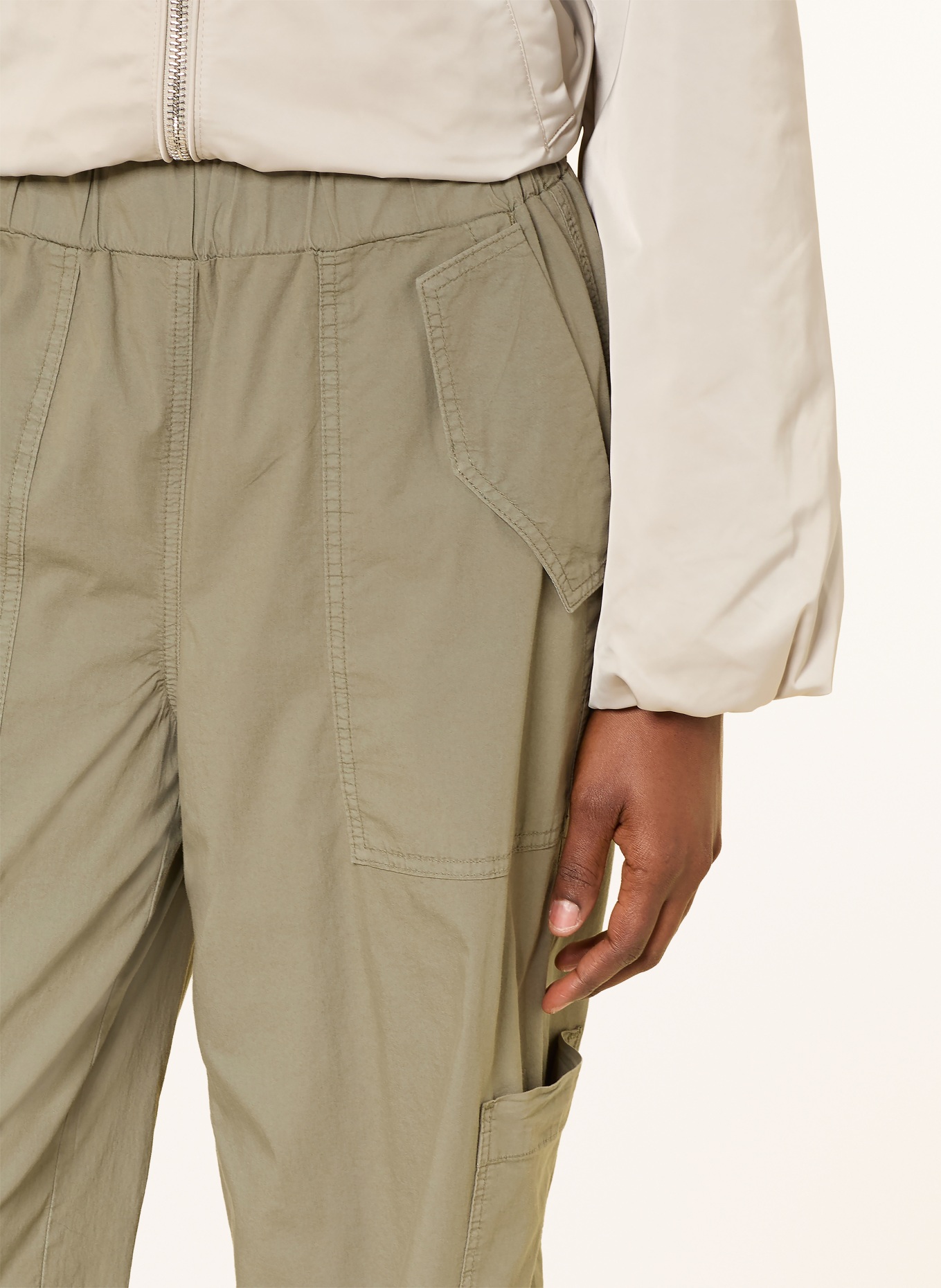 OPUS PANTS Cargo kalhoty MUCIA MYTH: OLIVOVÁ