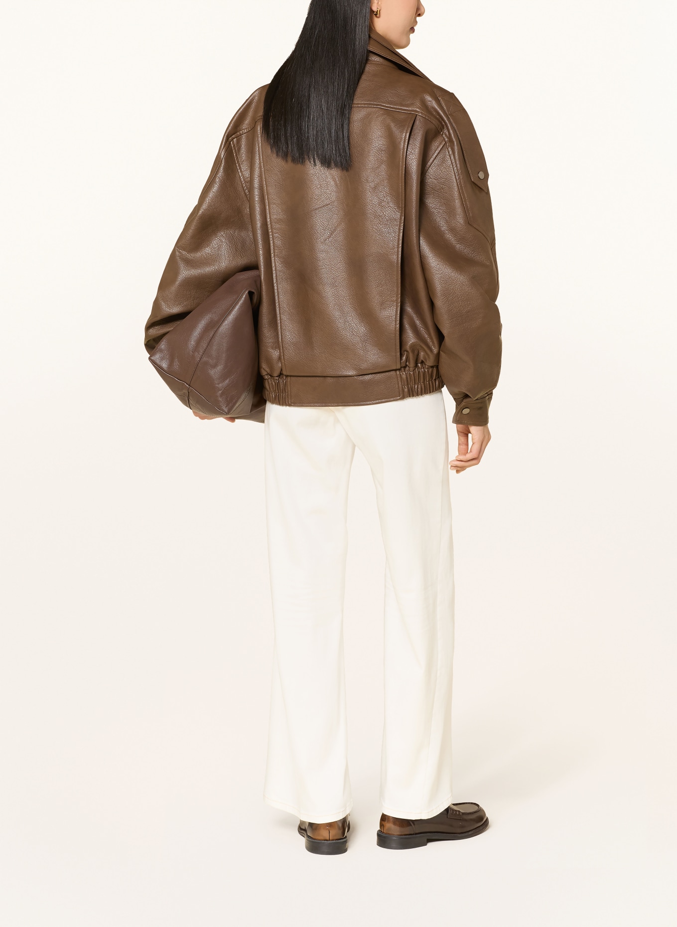 OPUS PANTS Wide-Leg Jeans MELLY GLOOM: 1004 MILK