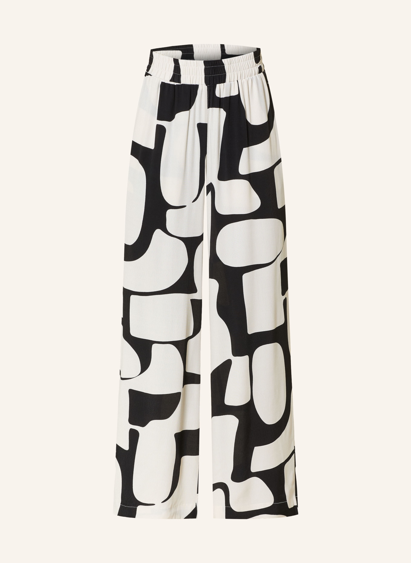 OPUS PANTS Culotte MALOTTA: SORT / HVID