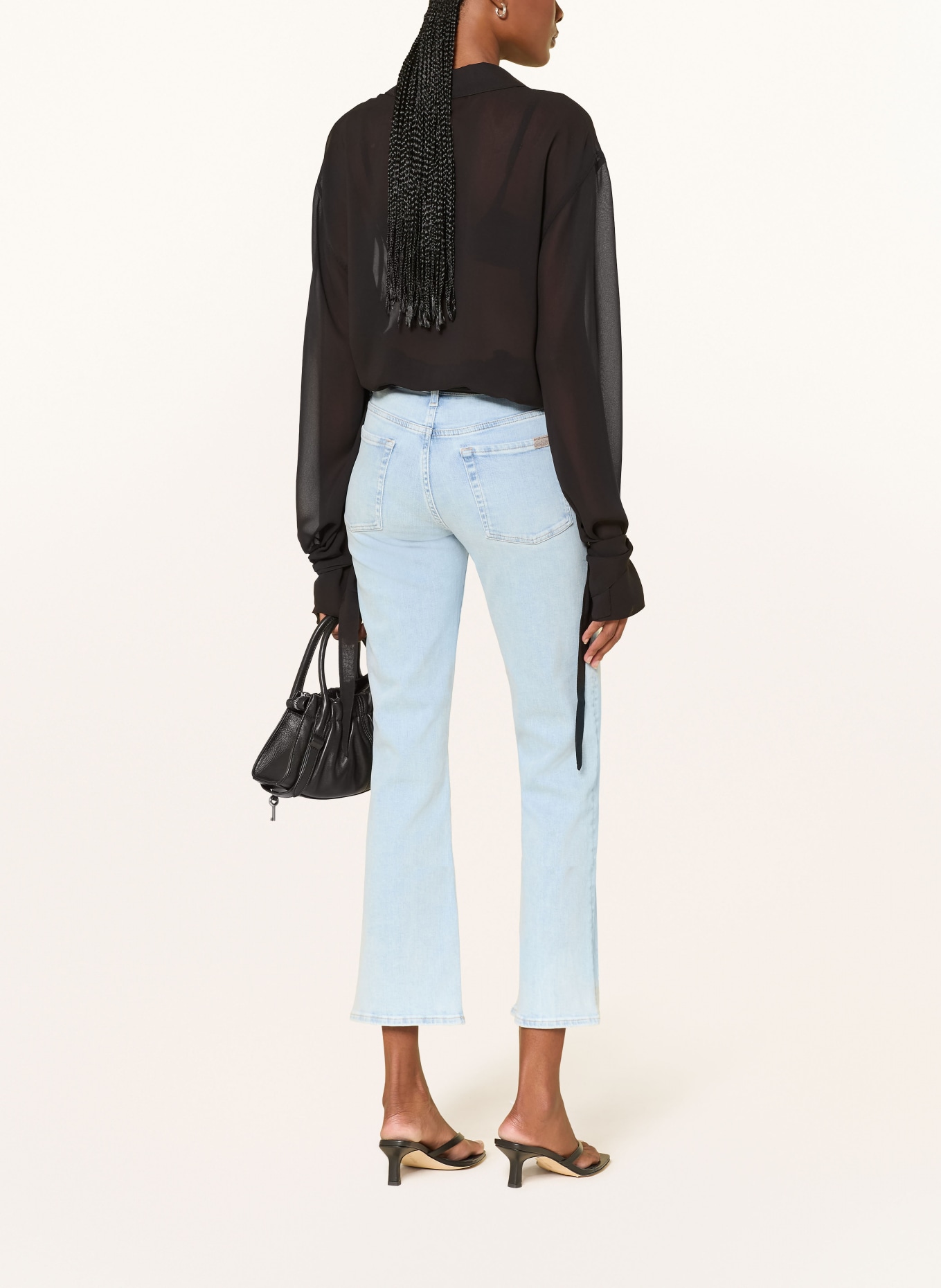 7 for all mankind Cropped Jeans THE LEGGY BOOTCUT CROP: 3O3 MOONFROST