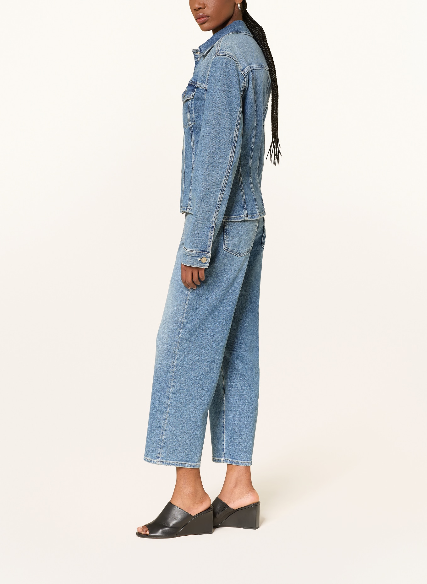 7 for all mankind Straight Jeans STOVEPIPE VINTAGE STRAIGHT ANKLE: 3NQ AQUASHADE