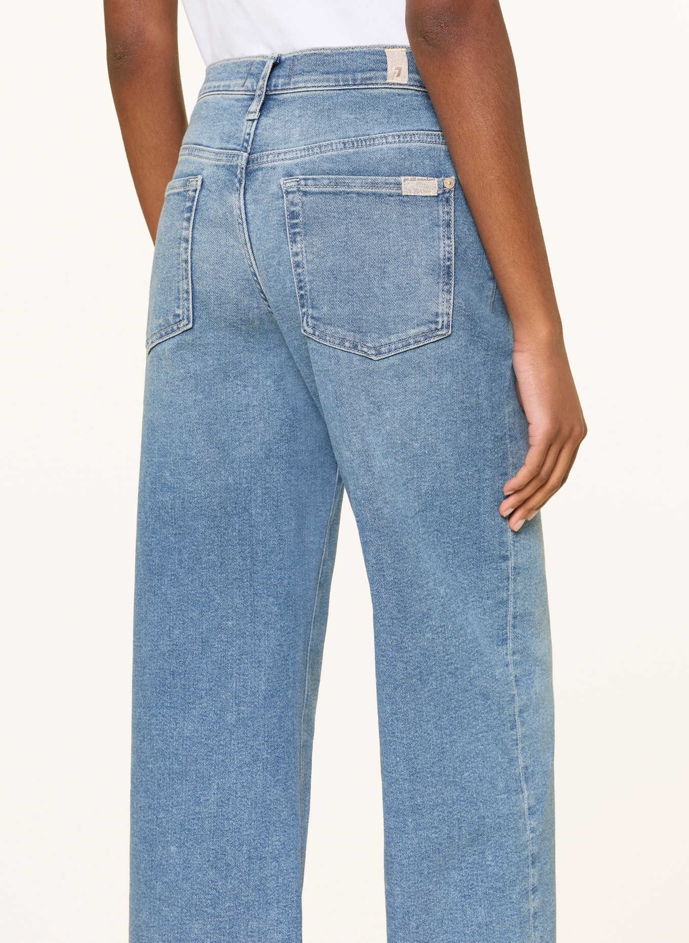 7 for all mankind Straight Jeans STOVEPIPE VINTAGE STRAIGHT ANKLE: 3NQ AQUASHADE