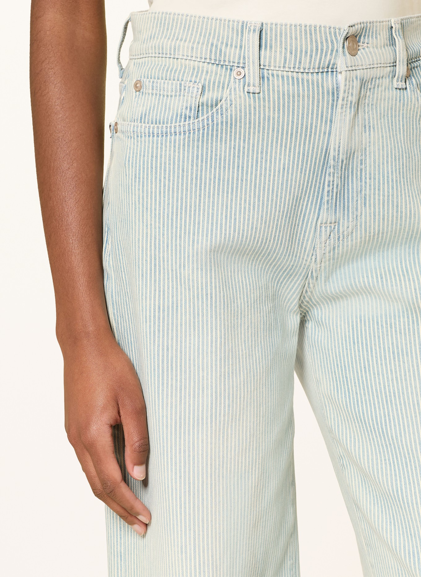 7 for all mankind Jean à jambes larges LOTTA: 3O4 STRIPES