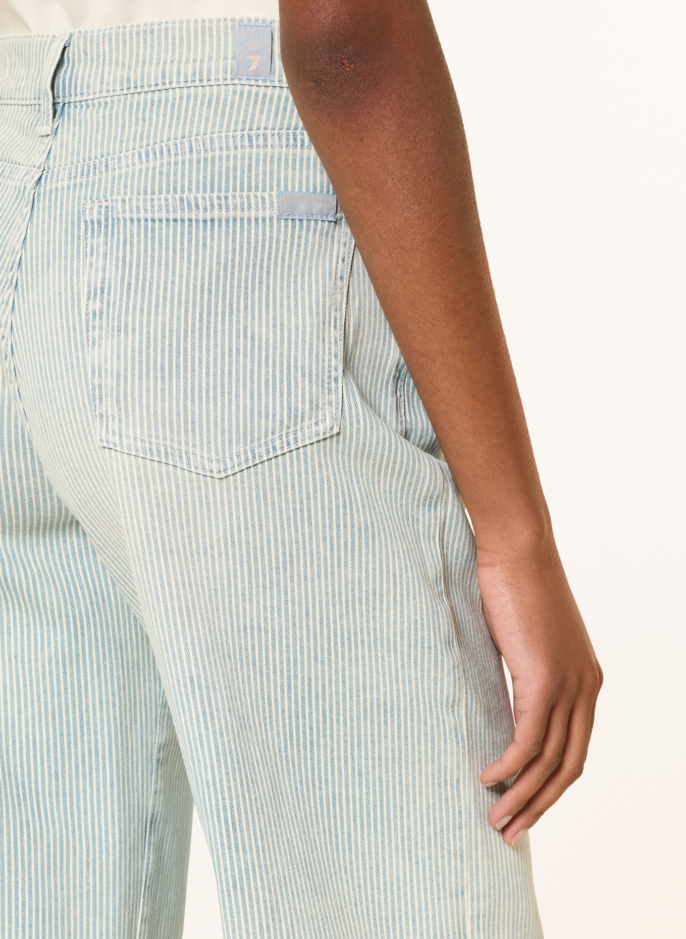 7 for all mankind Jean à jambes larges LOTTA: 3O4 STRIPES