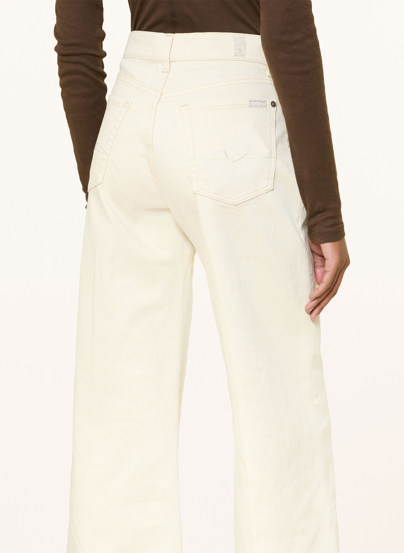 7 for all mankind Wide Leg Jeans LOTTA TAILORLESS: 3O9 MOONDUST