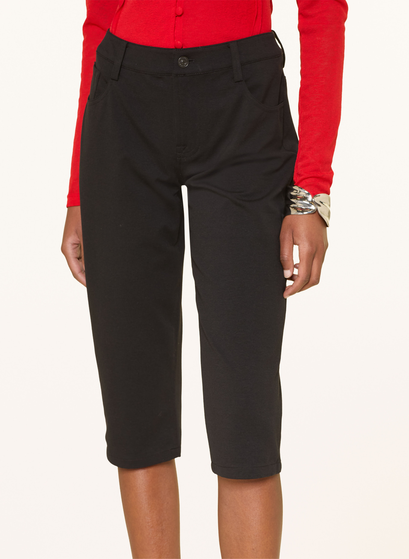 7 for all mankind 3/4-Hose: SCHWARZ