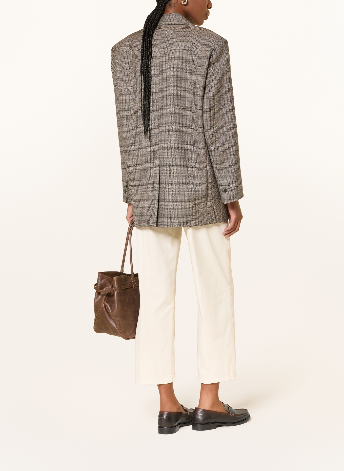 7 for all mankind Rovné džíny STOVEPIPE: 3O7 COMFORT TWILL ECRU