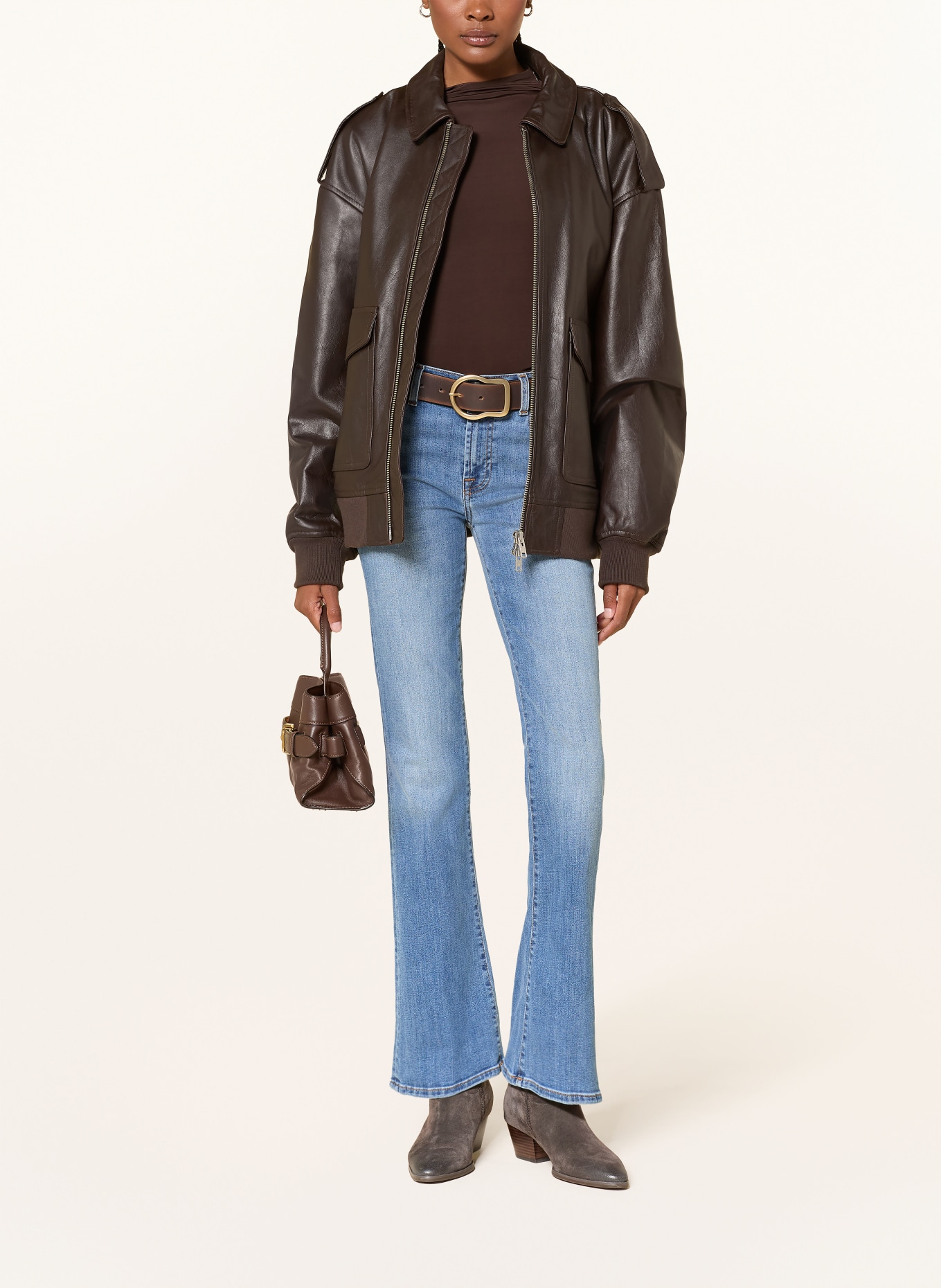 7 for all mankind Džíny s rozšiřujícími se nohavicemi: 3NV VAPOR