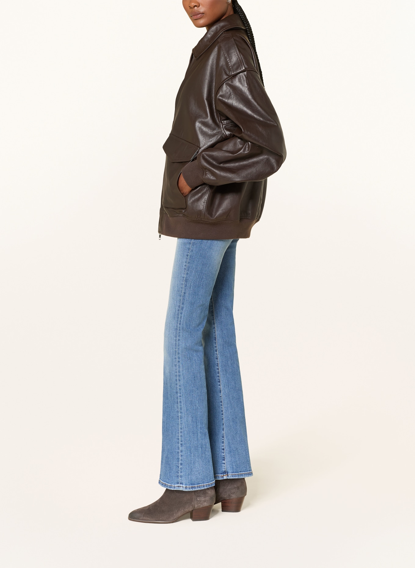 7 for all mankind Džíny s rozšiřujícími se nohavicemi: 3NV VAPOR