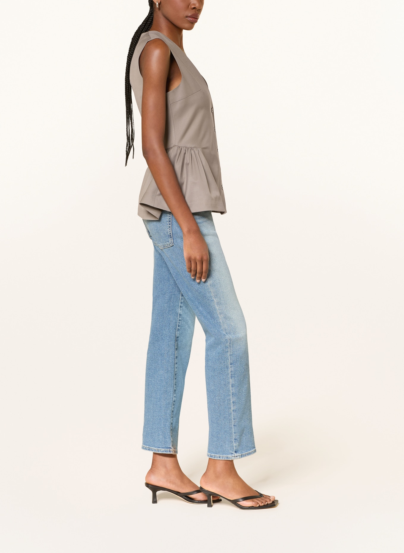 7 for all mankind Jean droit CALIE: 3NQ AQUASHADE