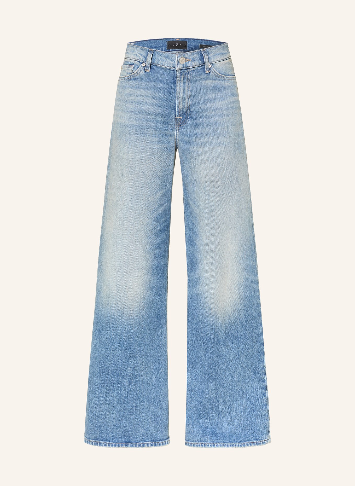 7 for all mankind Džíny s širokými nohavicemi LOTTA: 3BY BLUE HAZE