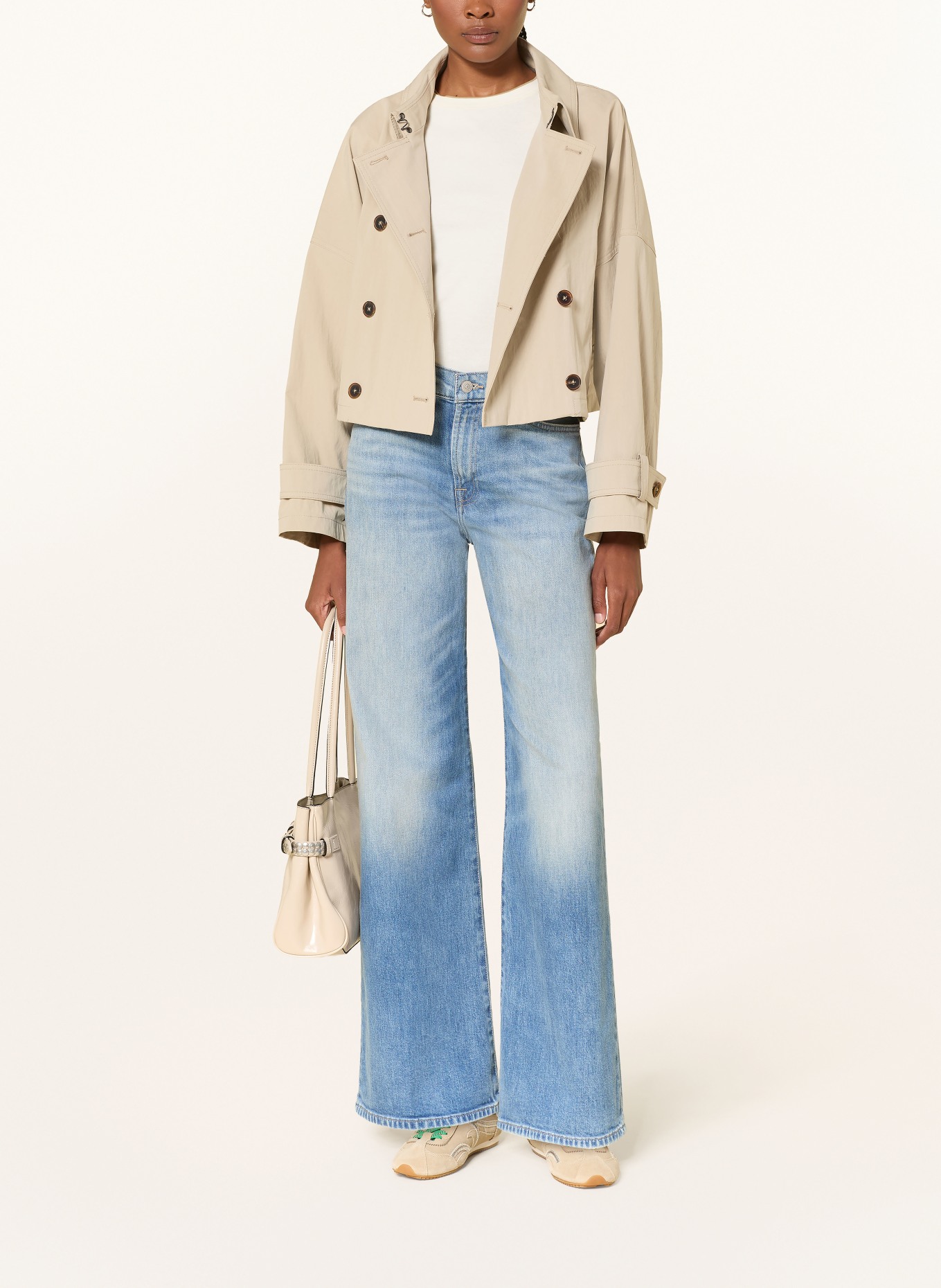 7 for all mankind Džíny s širokými nohavicemi LOTTA: 3BY BLUE HAZE