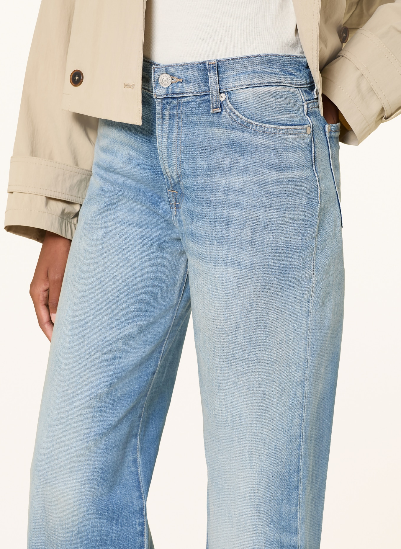 7 for all mankind Džíny s širokými nohavicemi LOTTA: 3BY BLUE HAZE