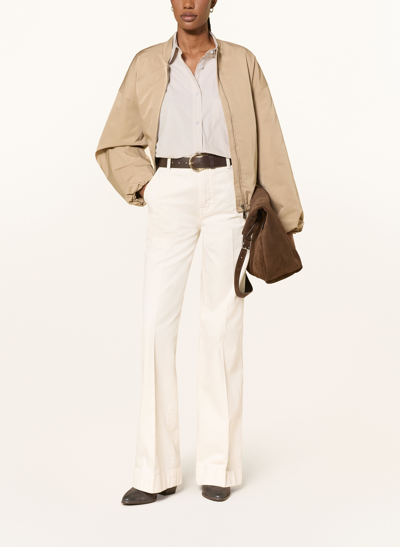 7 for all mankind Bootcut-jeans MODERN DOJO: 3O7 COMFORT TWILL ECRU