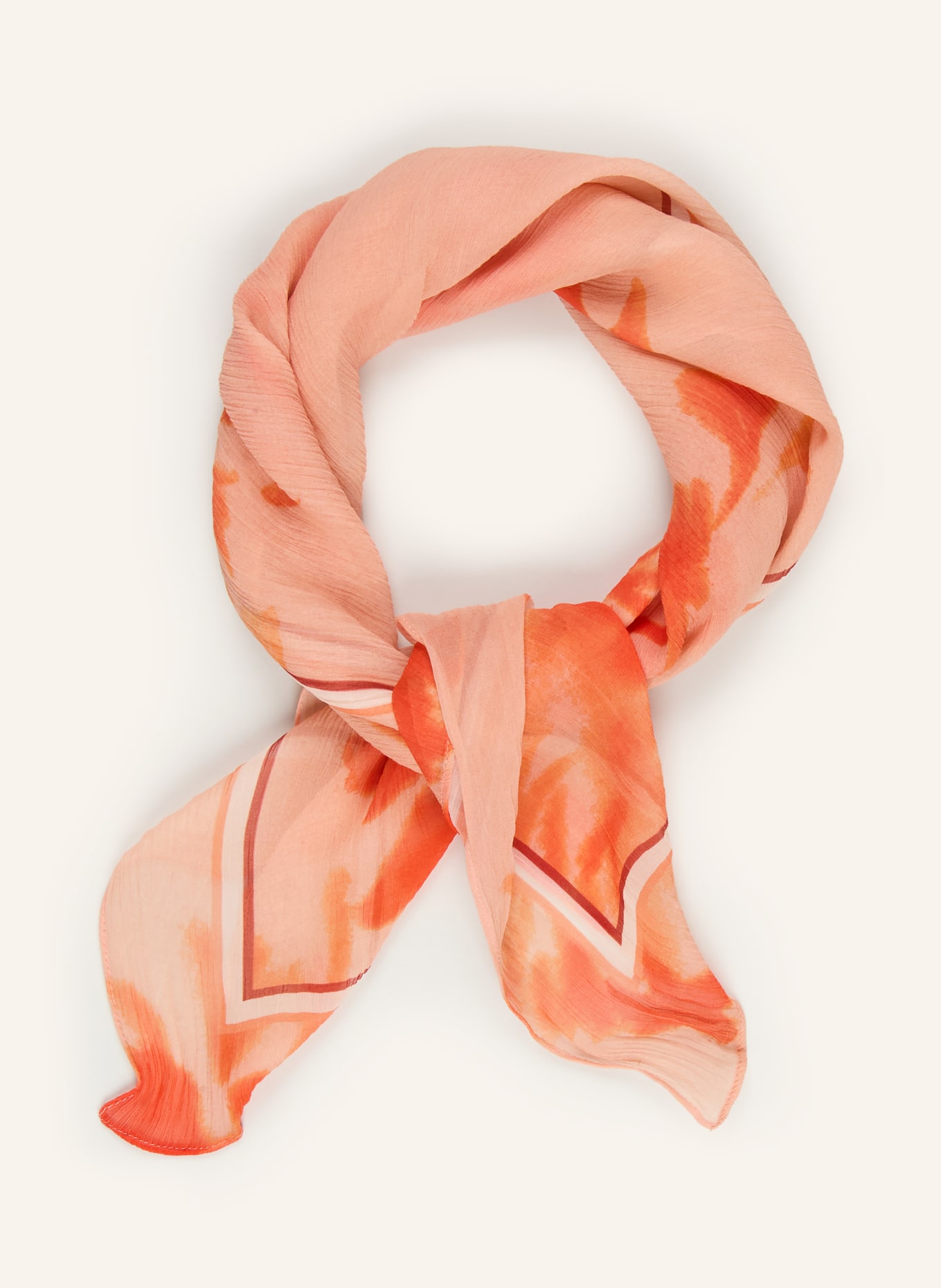Marc O'Polo Tuch: HELLROT / CREME / ROT