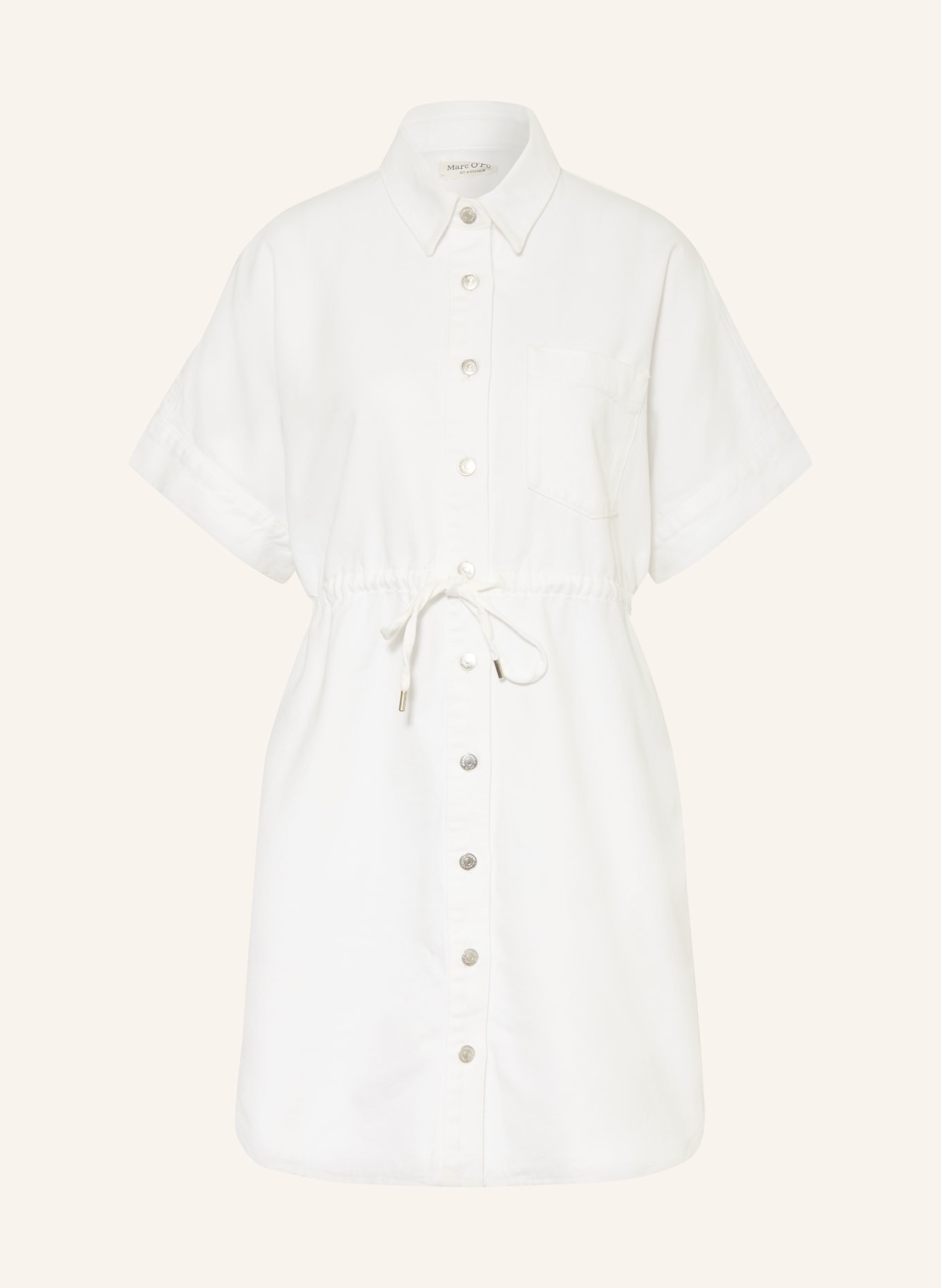 Marc O'Polo Jeansjurk: WIT